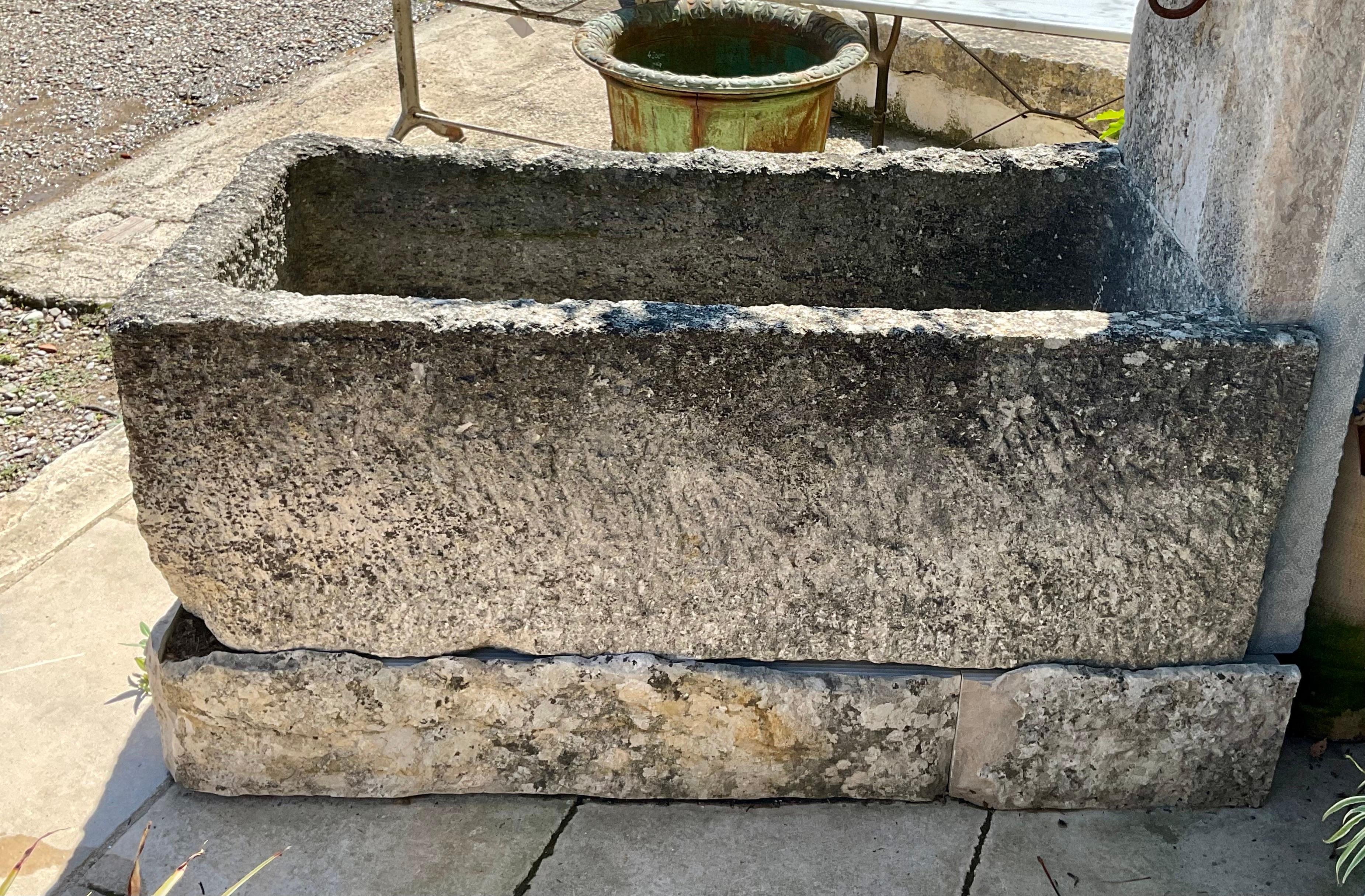 Wall fountain created from ancient  limestone elements For Sale 4
