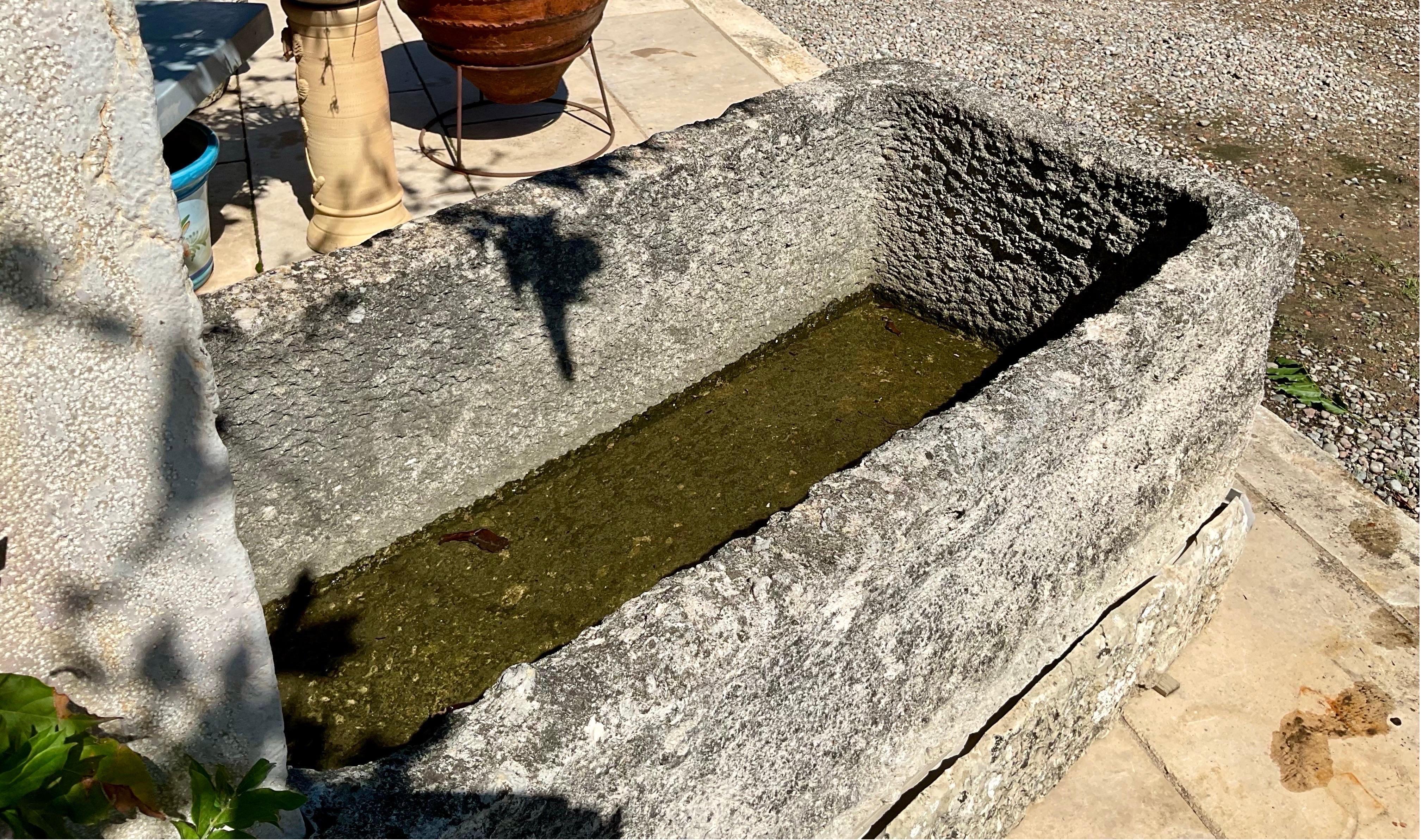 Wall fountain created from ancient  limestone elements For Sale 6