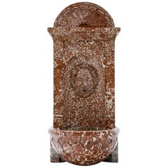 Wall Fountain Out of Adnet Marble, 19th Century