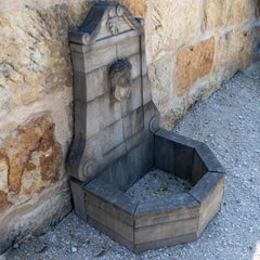 Wall Fountain with Lion Head, 21st Century