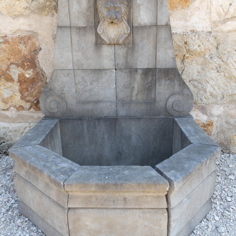 Wall Fountain with Lion Head, 21st Century For Sale at 1stDibs