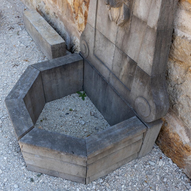 Wall Fountain with Lion Head, 21st Century For Sale at 1stDibs