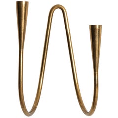 Wall Hanged Candlesticks in Brass by Illum Bolighus in Denmark