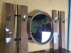 Wall Hanger with Mirror from 50s
