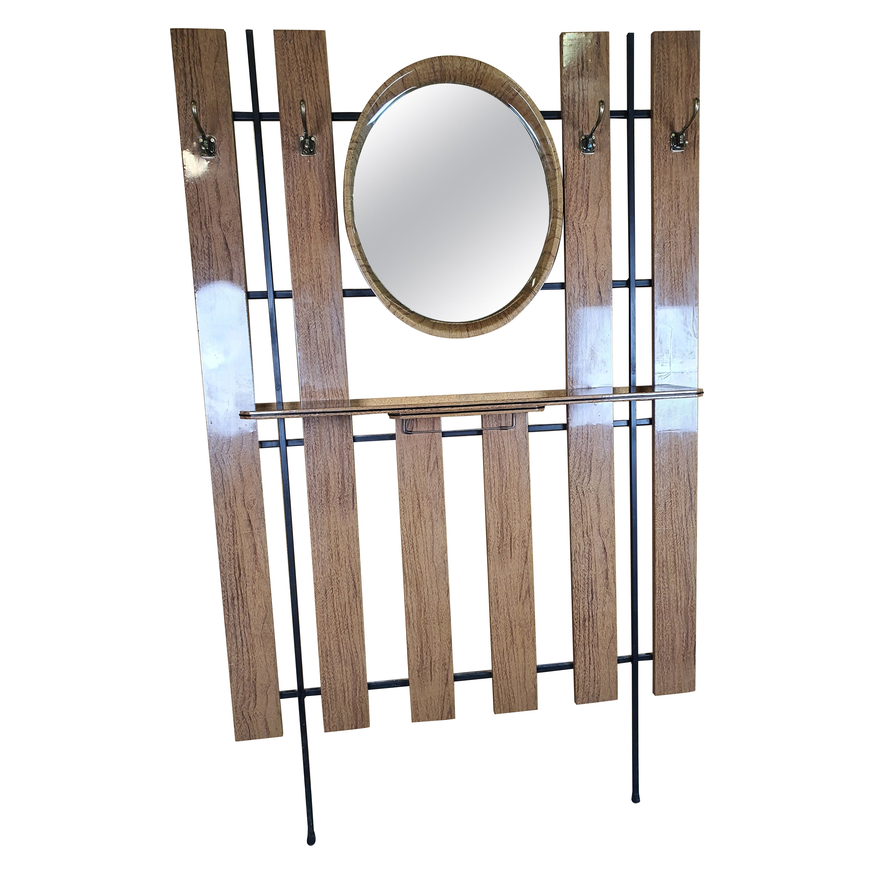 Porte-monnaie avec miroir des années 50
