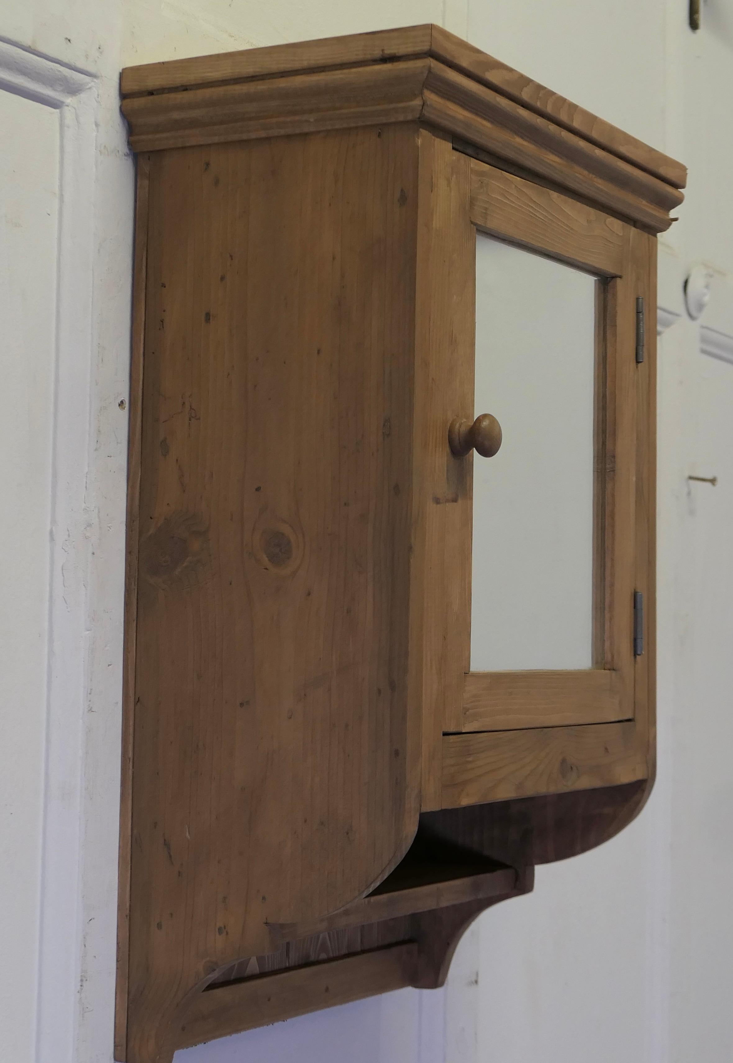 Mid-Century Modern Wall Hanging Cloakroom or Bathroom Cupboard    A very useful bathroom cabinet For Sale