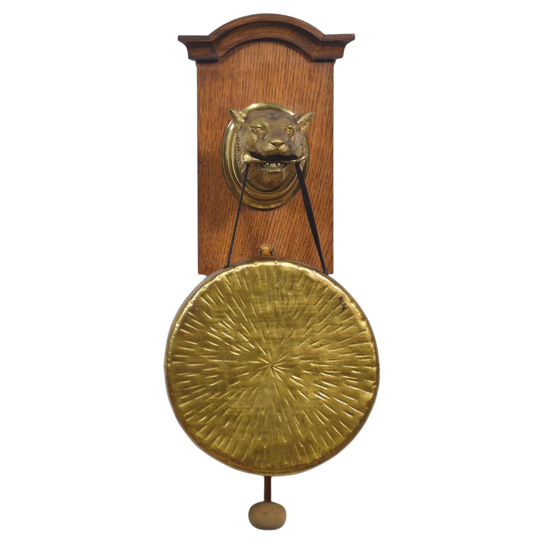 Wall hanging dinner gong For Sale