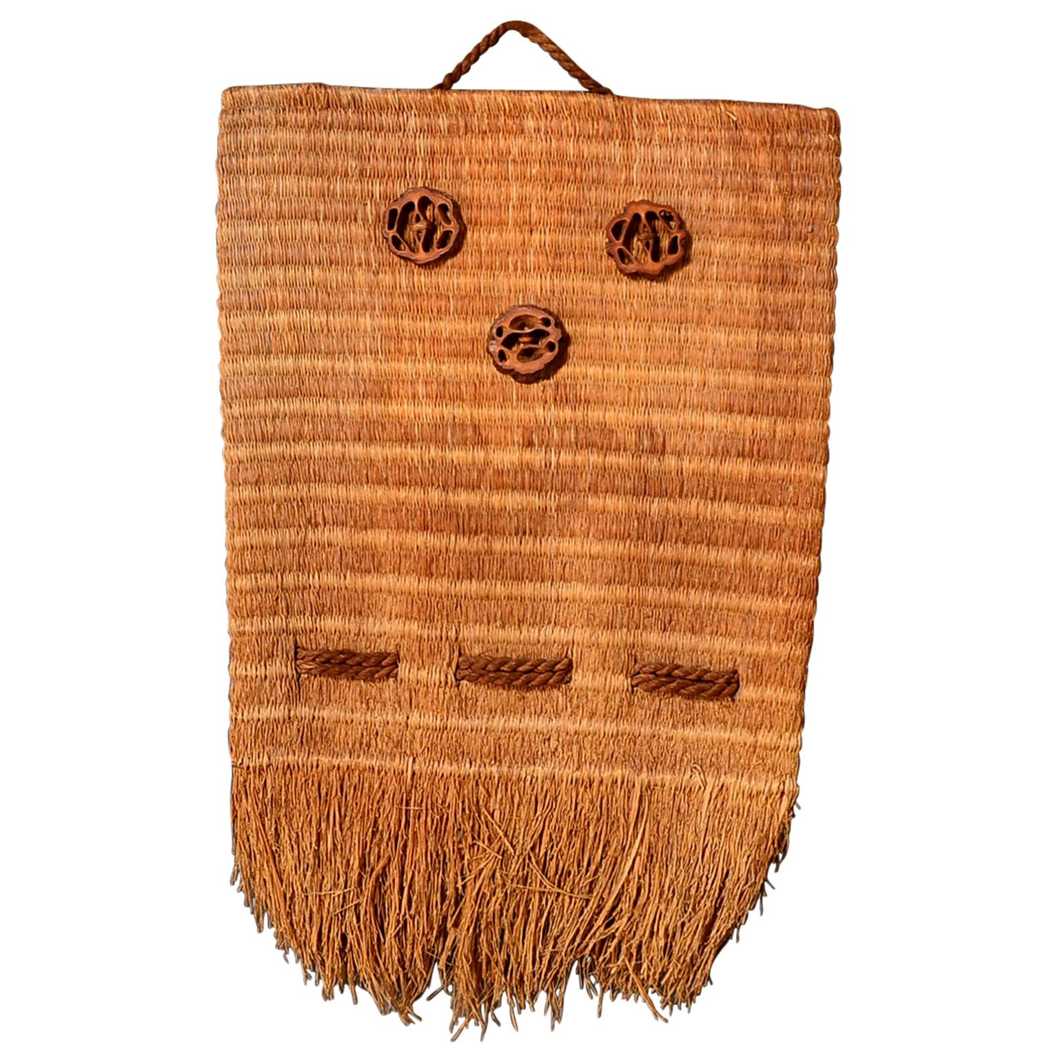 Wall Hanging Indian Weaved Bag Native American Decoration