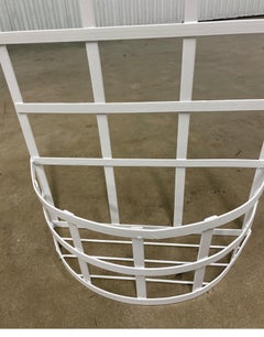 1970s Hollywood Regency Wall Hanging Planter Box in Palm Beach White