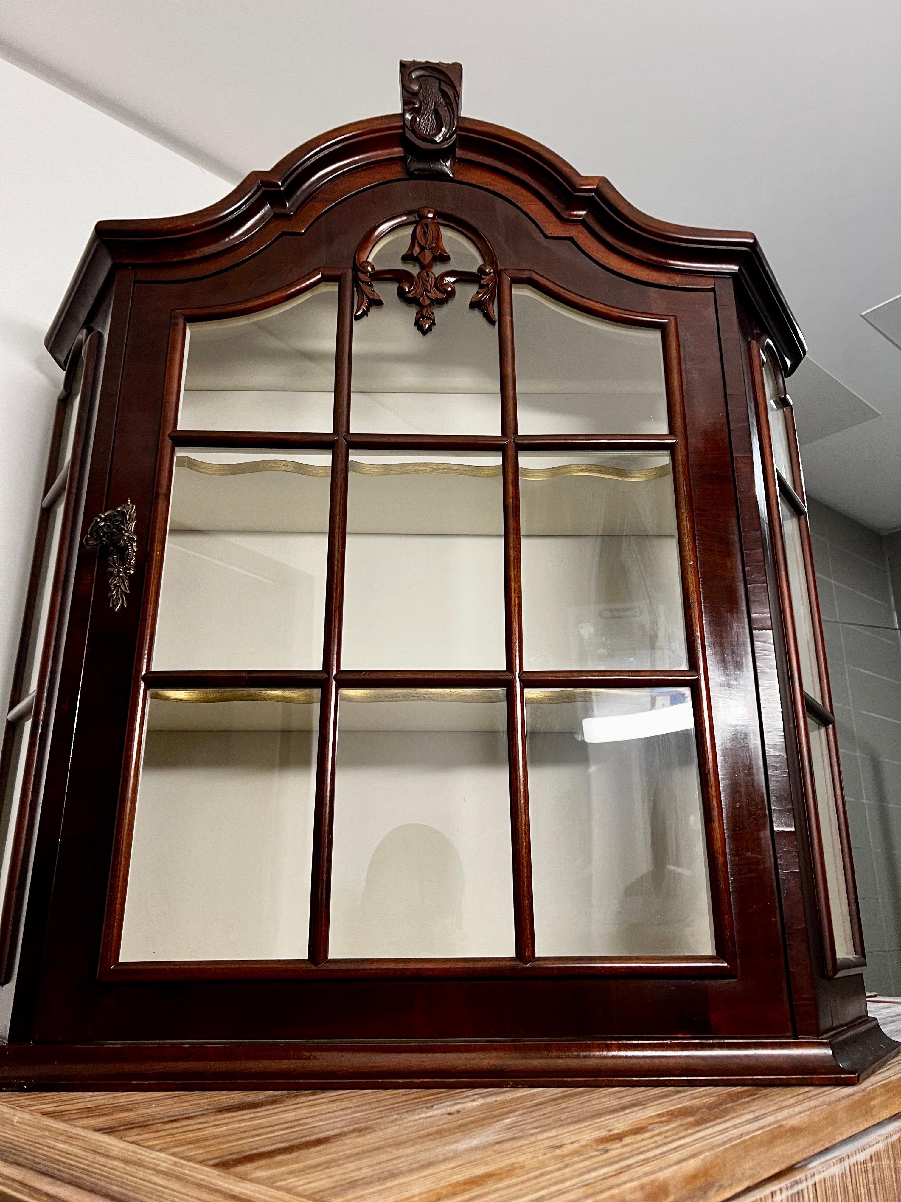 wall mount china cabinet