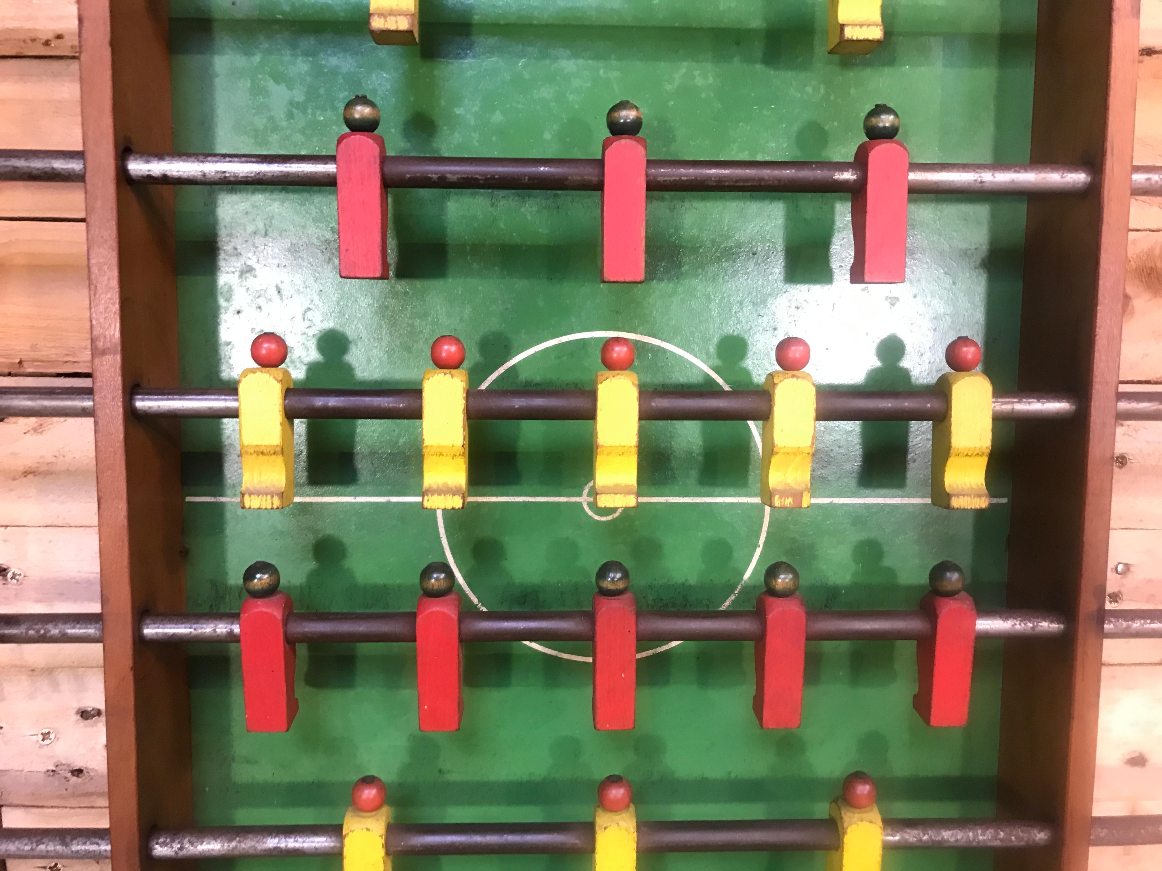 Mid-Century Modern Wall Hanging or Table Top 1960 Vintage Retro Football Game