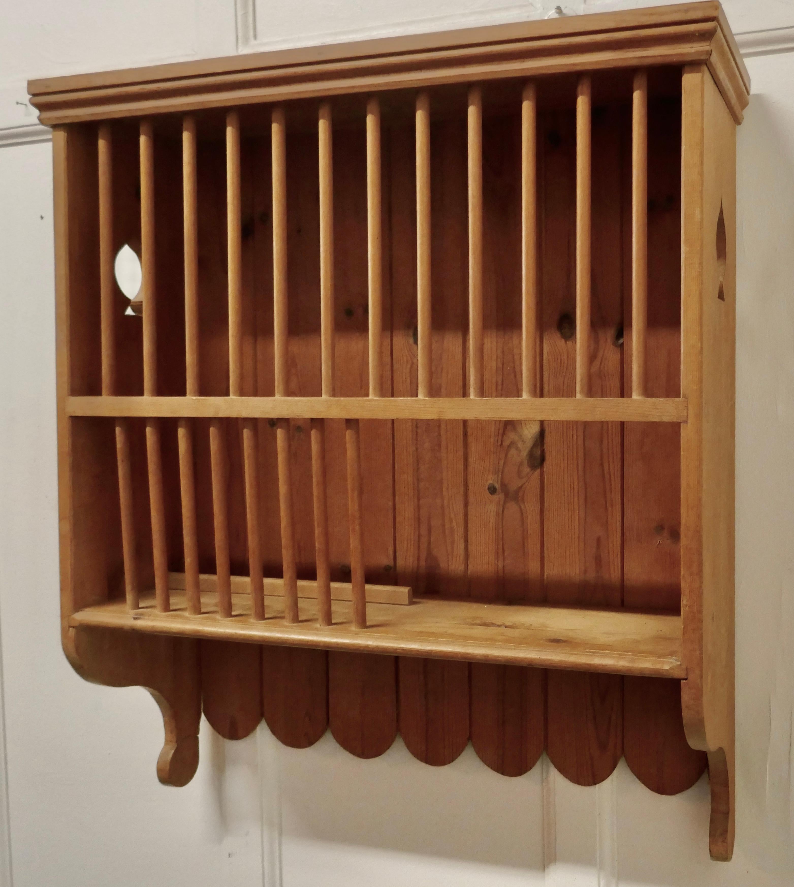 antique plate rack wall