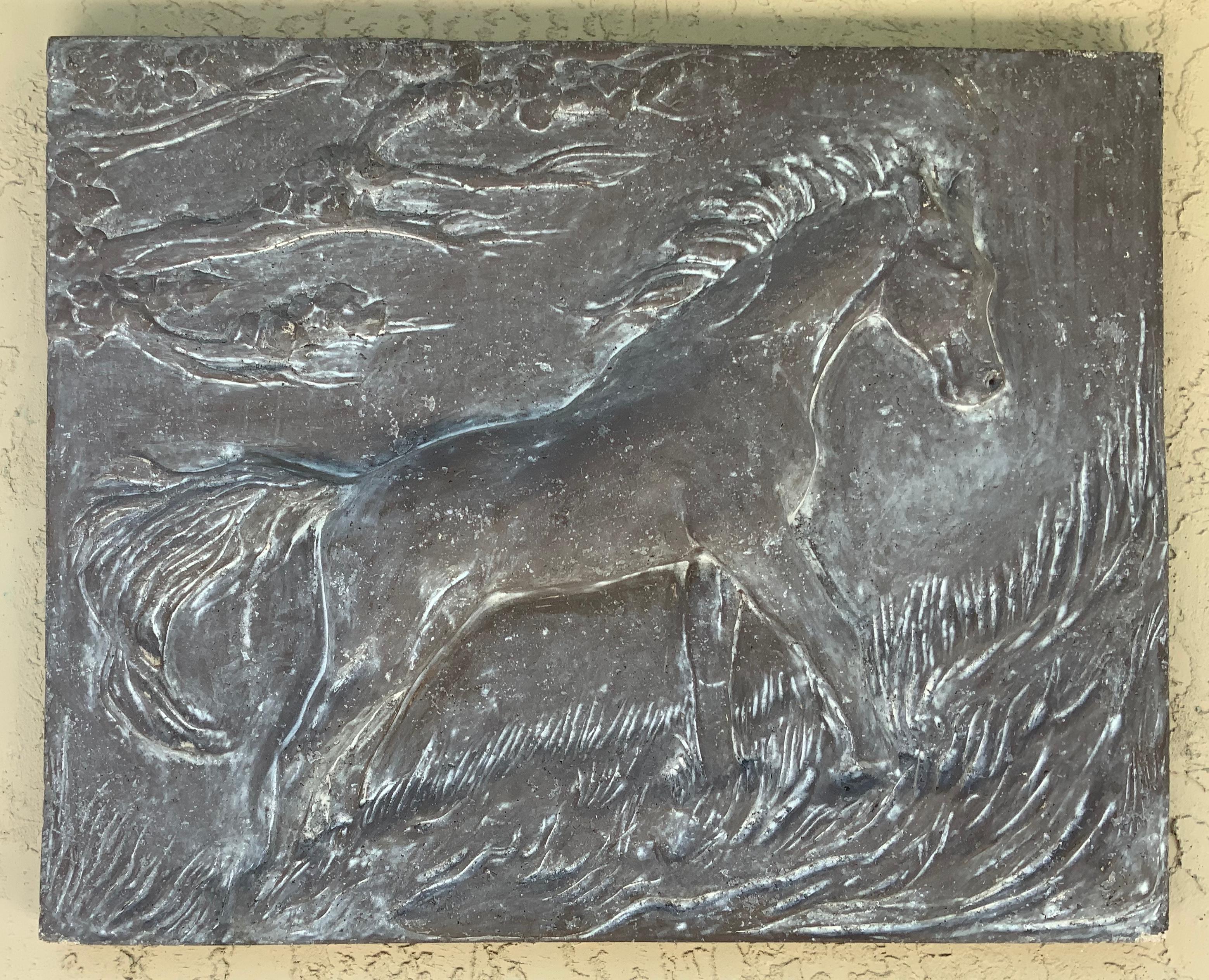 Wall Hanging Sculpture of a Horse 7