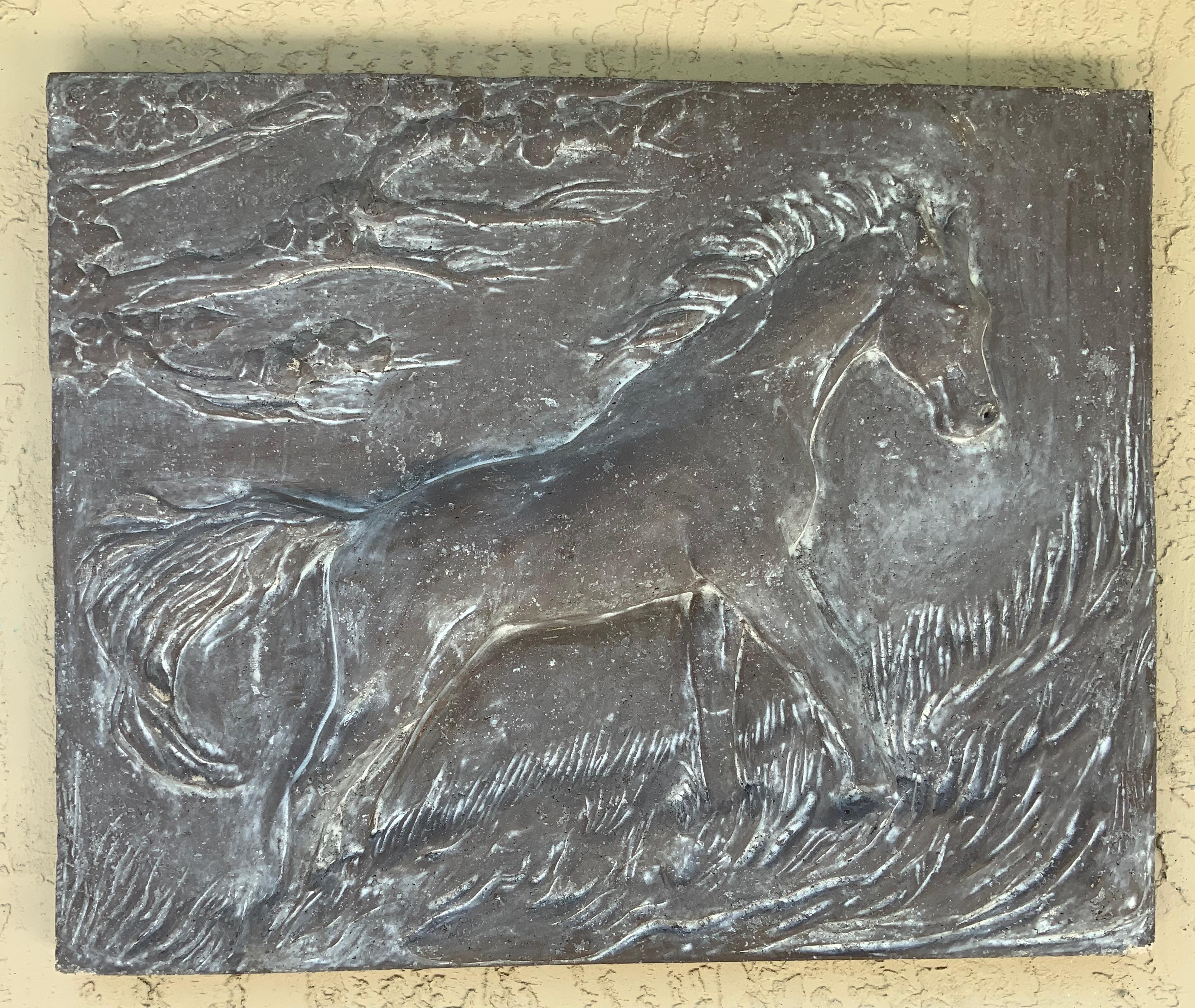 Wall Hanging Sculpture of a Horse 8