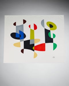 Wall Hanging Trio Designed by Pierre Olofsson, Sweden, 1960s