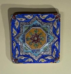 Suspension murale Vintage Square Embossed Persian Tile