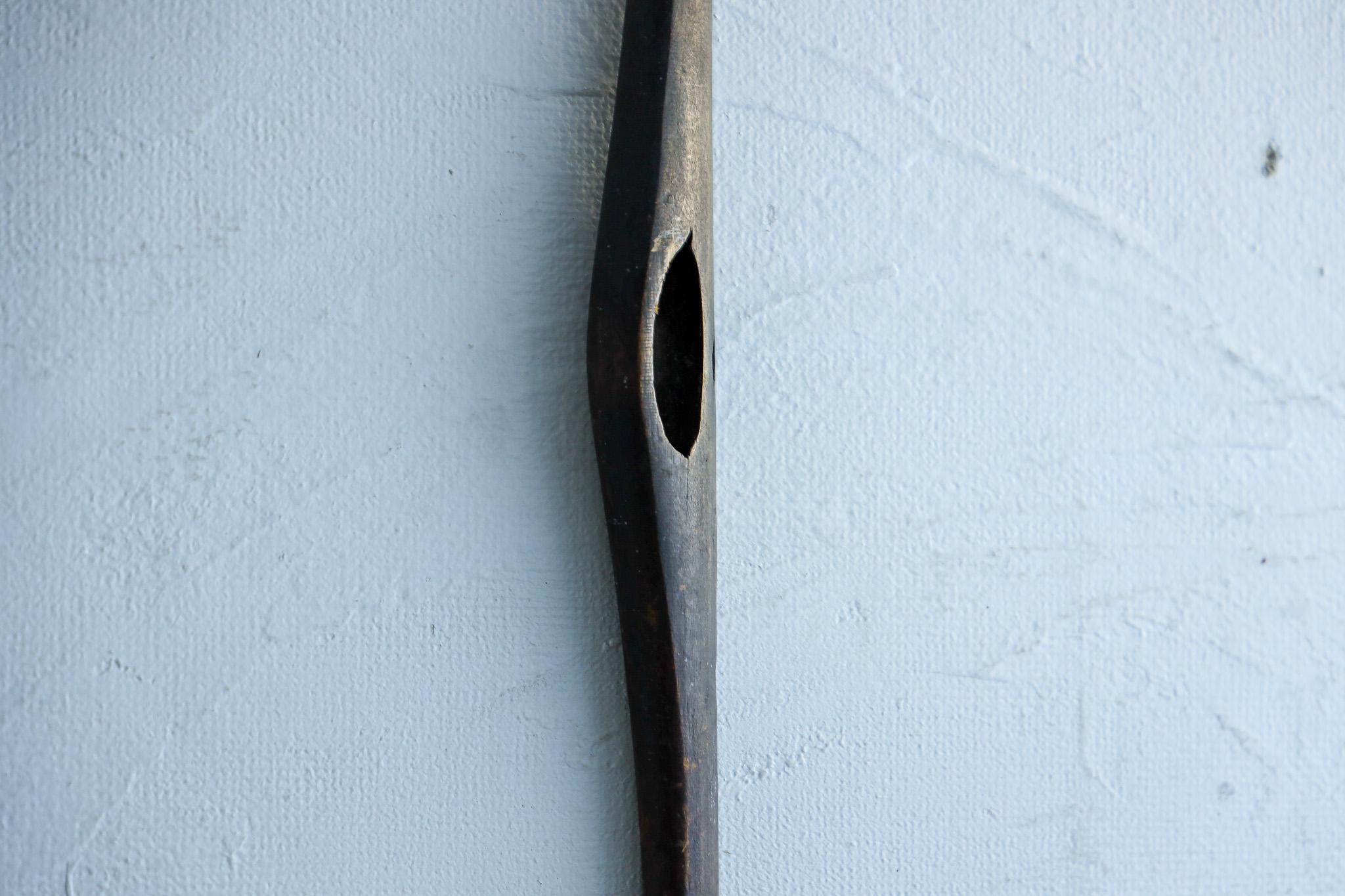 Wall Hanging Wood Flower Vase , Japanese Antique , Wabisabi 5