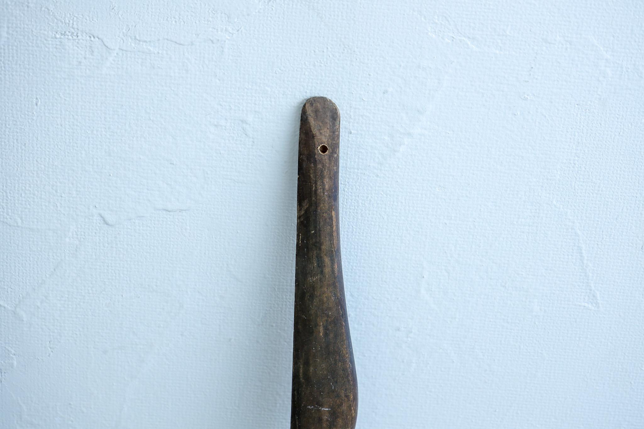 Wall Hanging Wood Flower Vase , Japanese Antique , Wabisabi 12