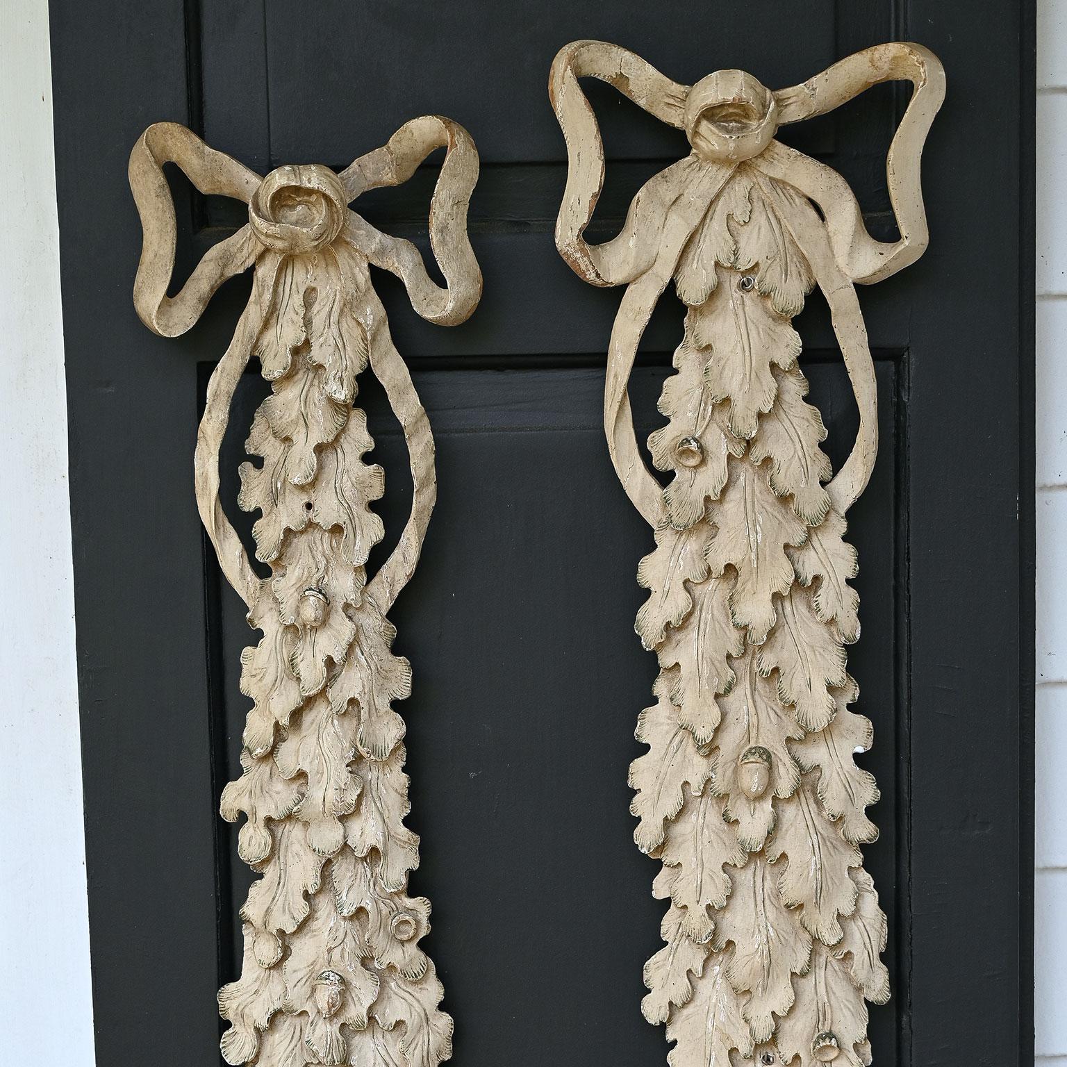 French Wall Hangings of Carved Wood