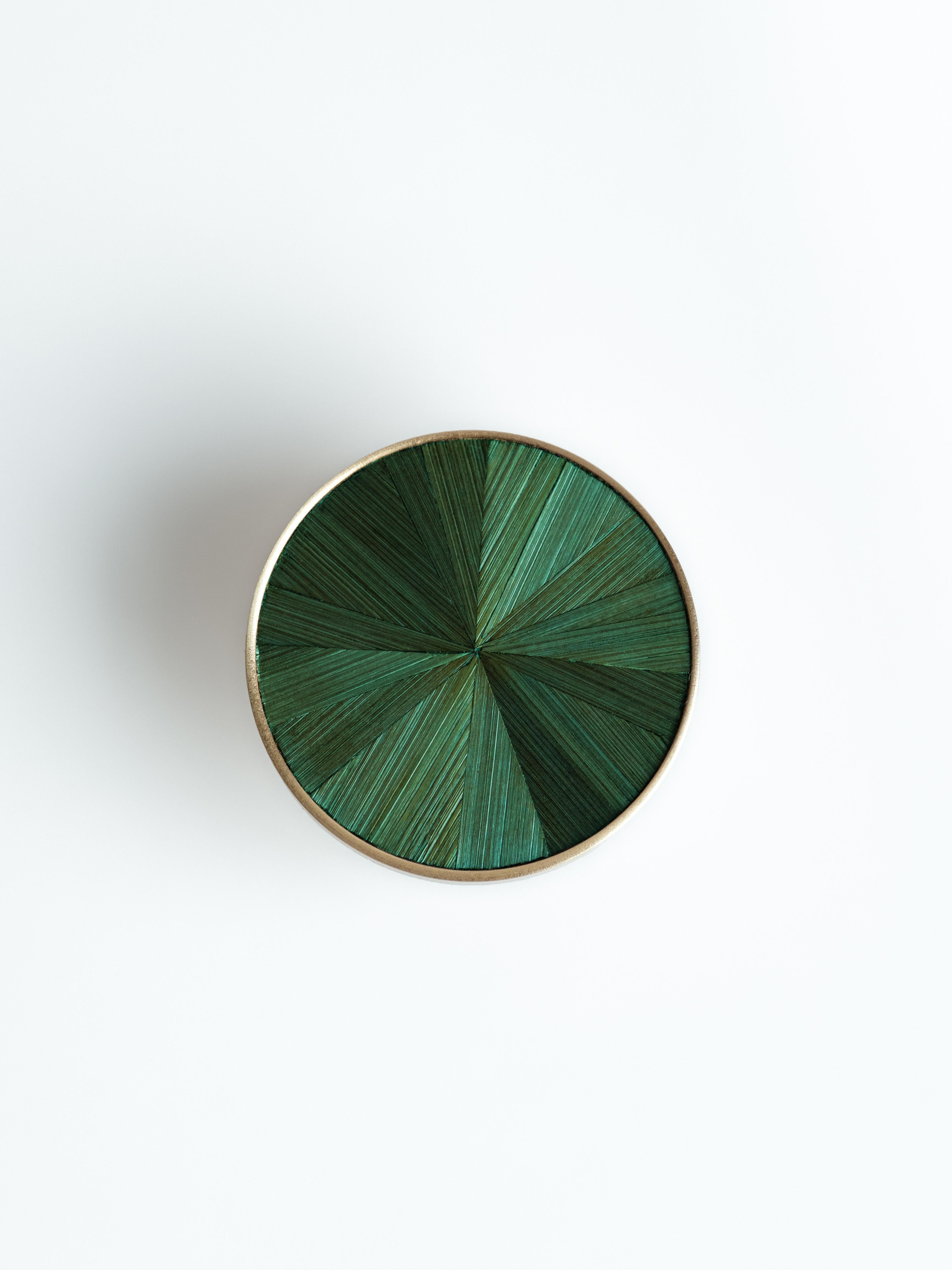 emerald green and khaki