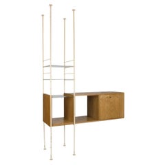 Wall-hung bar unit or storage cabinet designed by Mathieu Mategot France 1955
