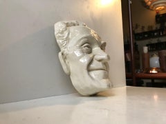 Wall Hung Face Mask of Richard Nixon, 1970s