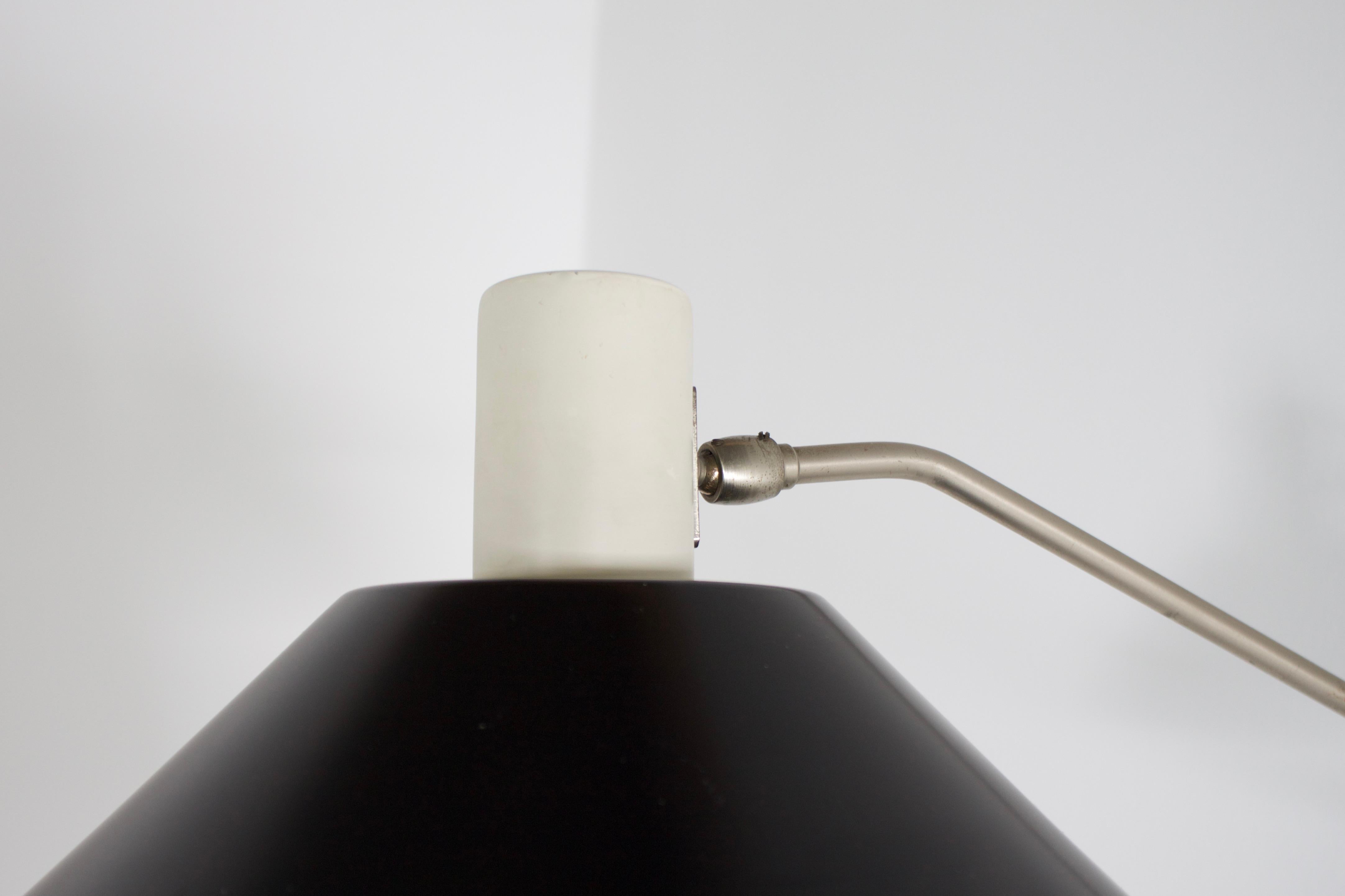 Dutch Wall Lamp 7078 by Jan Hoogervorst for Anvia, Netherlands 1958 For Sale