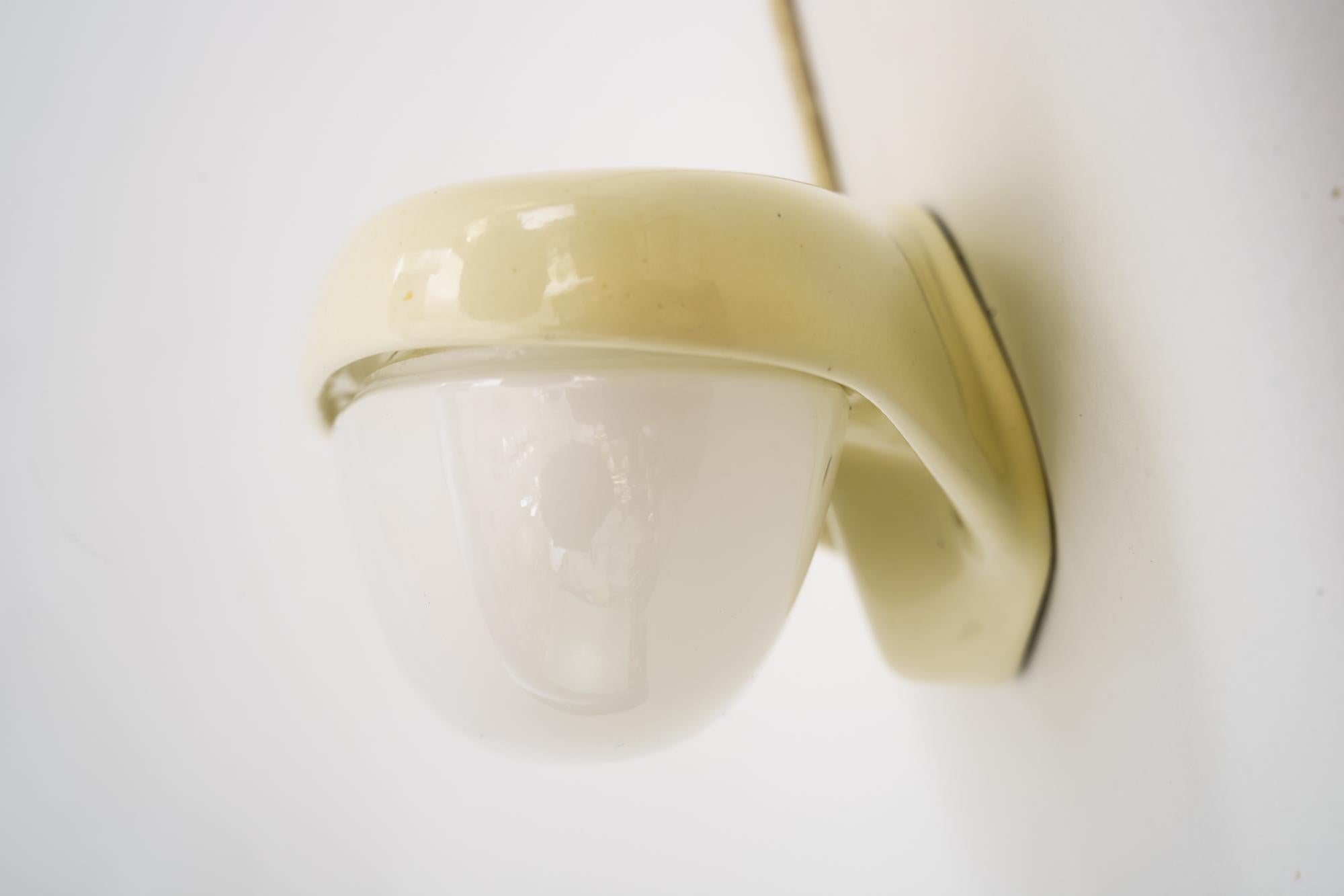 Mid-Century Modern Wall Lamp Around, 1950s For Sale