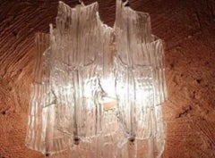 Wall Lamp Bark Glass Design Toni Zuccheri for Venini, 1968