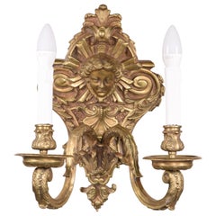 Lampada da parete. Bronzo.