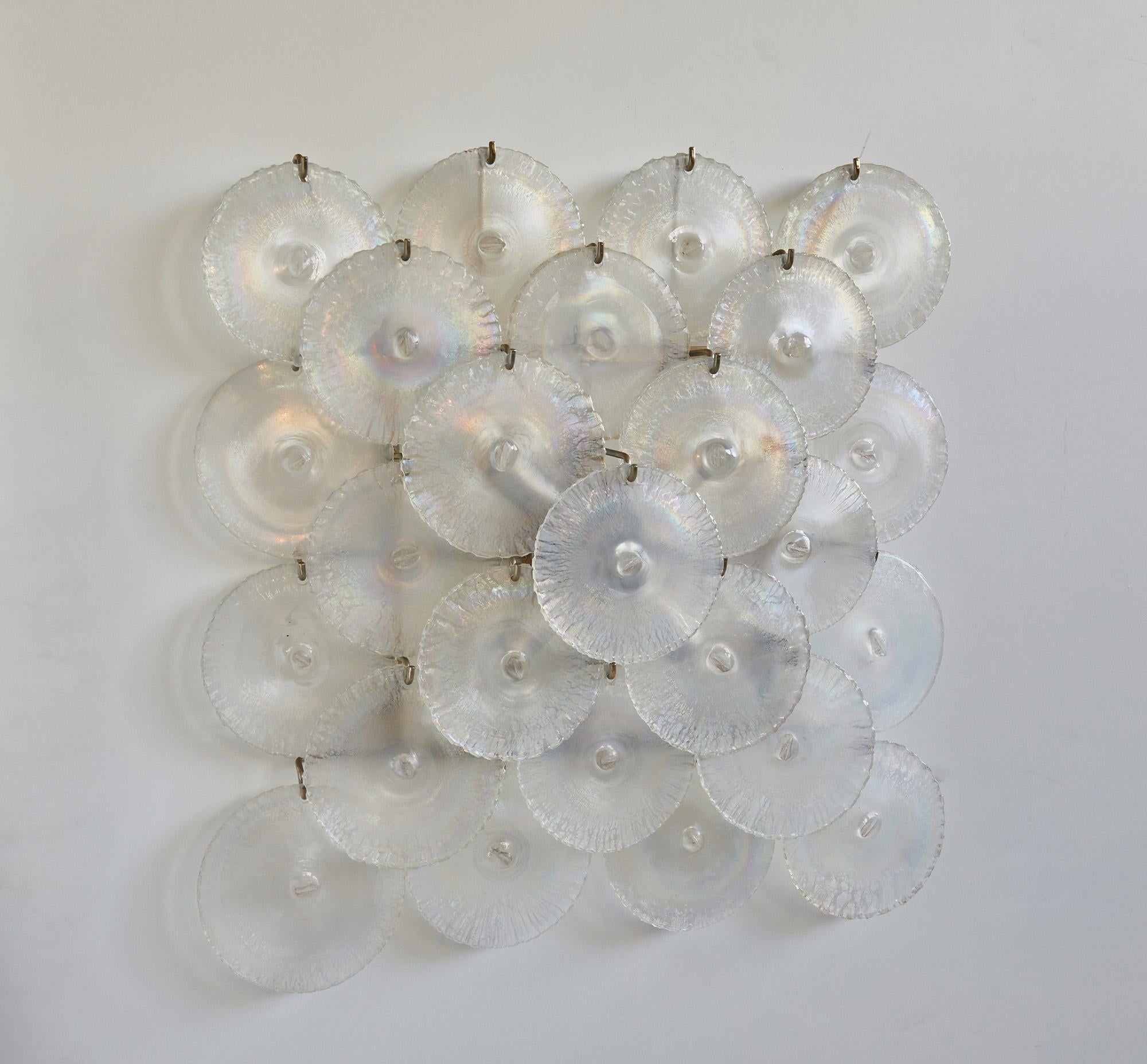 Mid-Century Modern Wall lamp by Carlo Nason for Mazzega, Italy 1960's For Sale