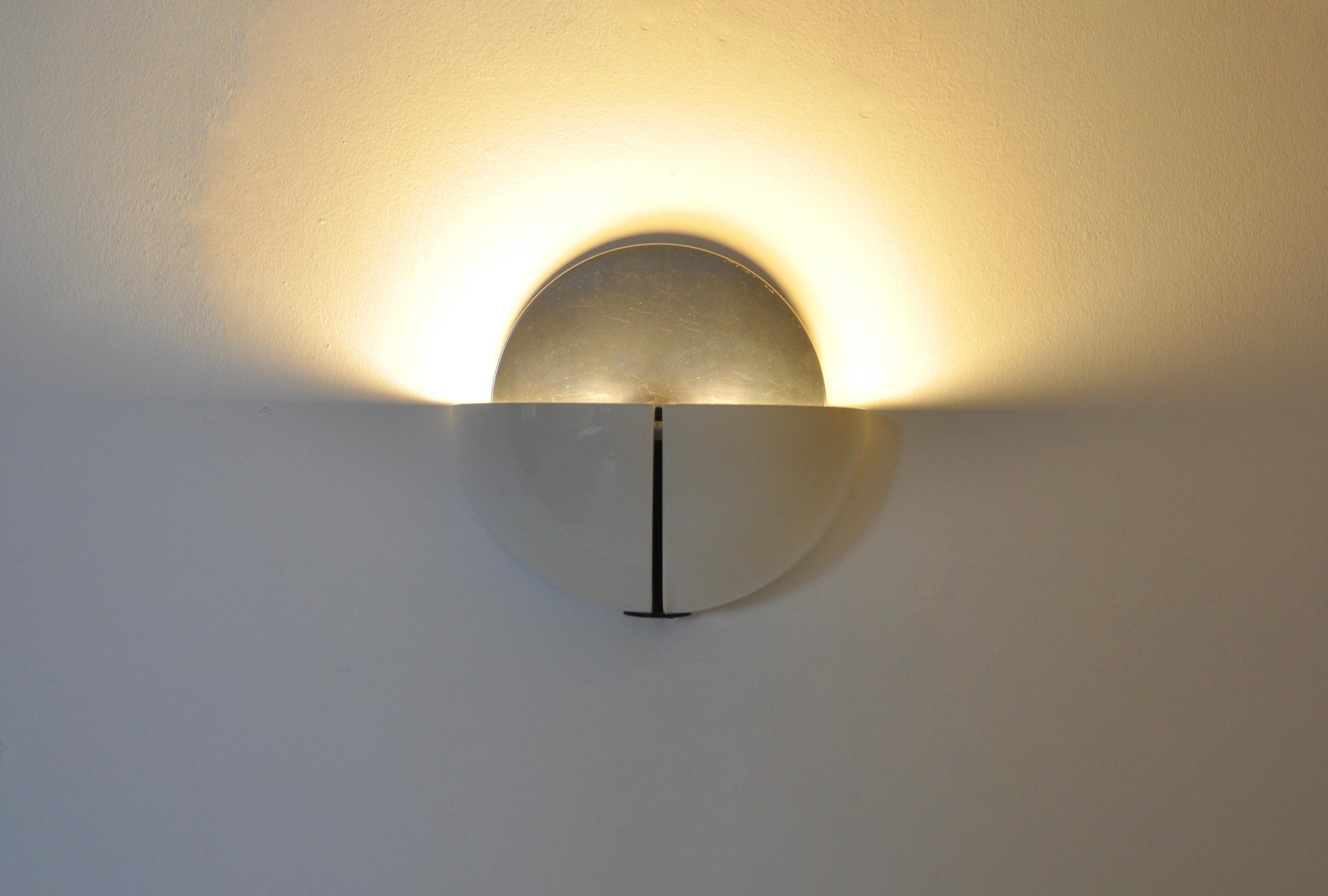 Lámpara de pared de Danilo & Corrado Aroldi para Stilnovo, años 80 en Bueno estado para la venta en bruxelles, BE