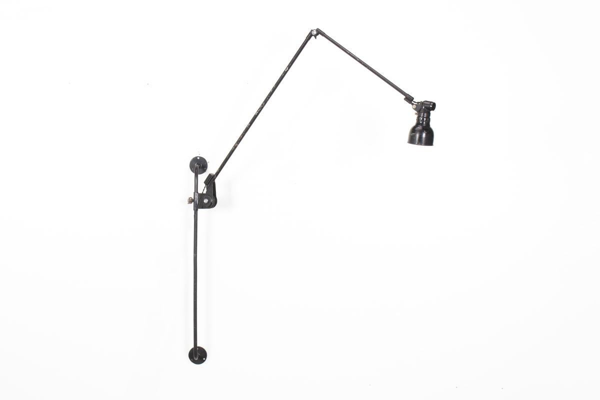 Lámpara de pared de Ernst Rademacher, Bauhaus, 1930 Metal en venta