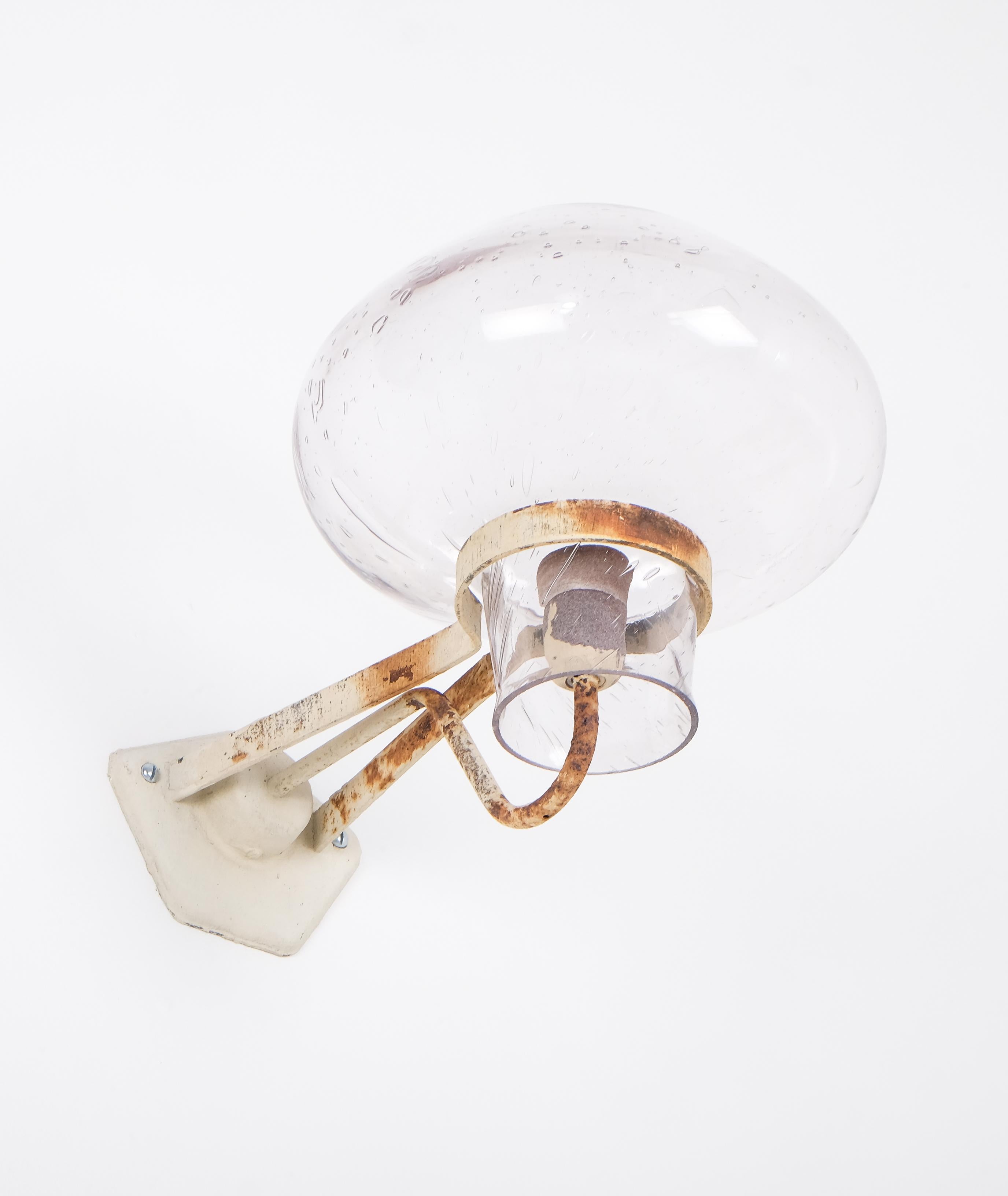 Lámpara de pared de Gunnar Asplund para ASEA, años 50 Vidrio en venta