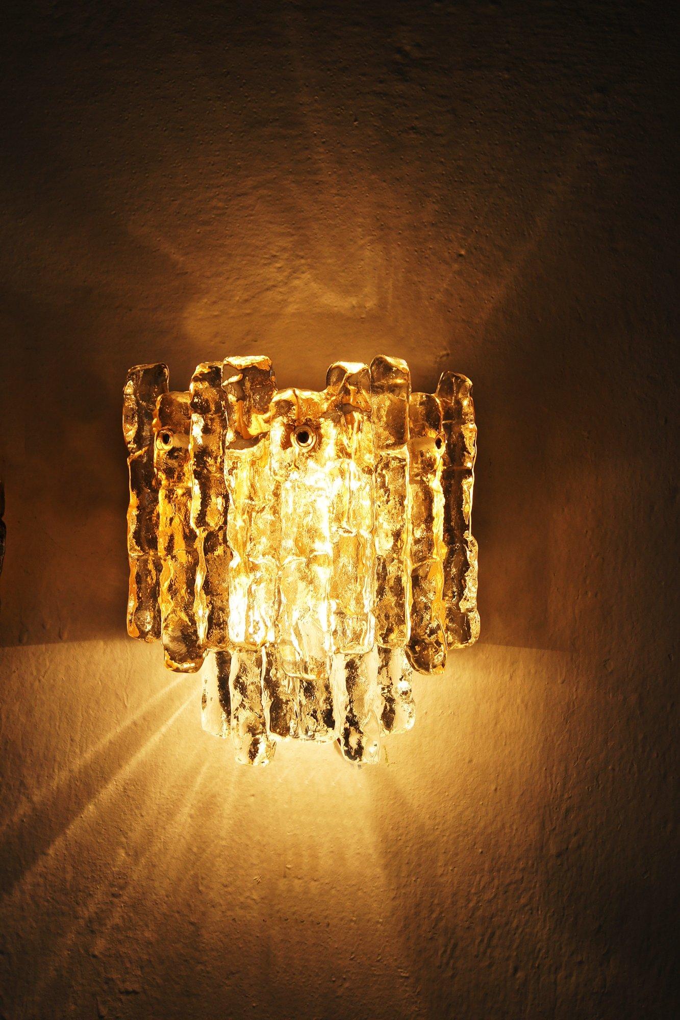 Wall Lamp by J. T. Kalmar for Kalmar, 1970s en Bueno estado para la venta en KUTNO, PL