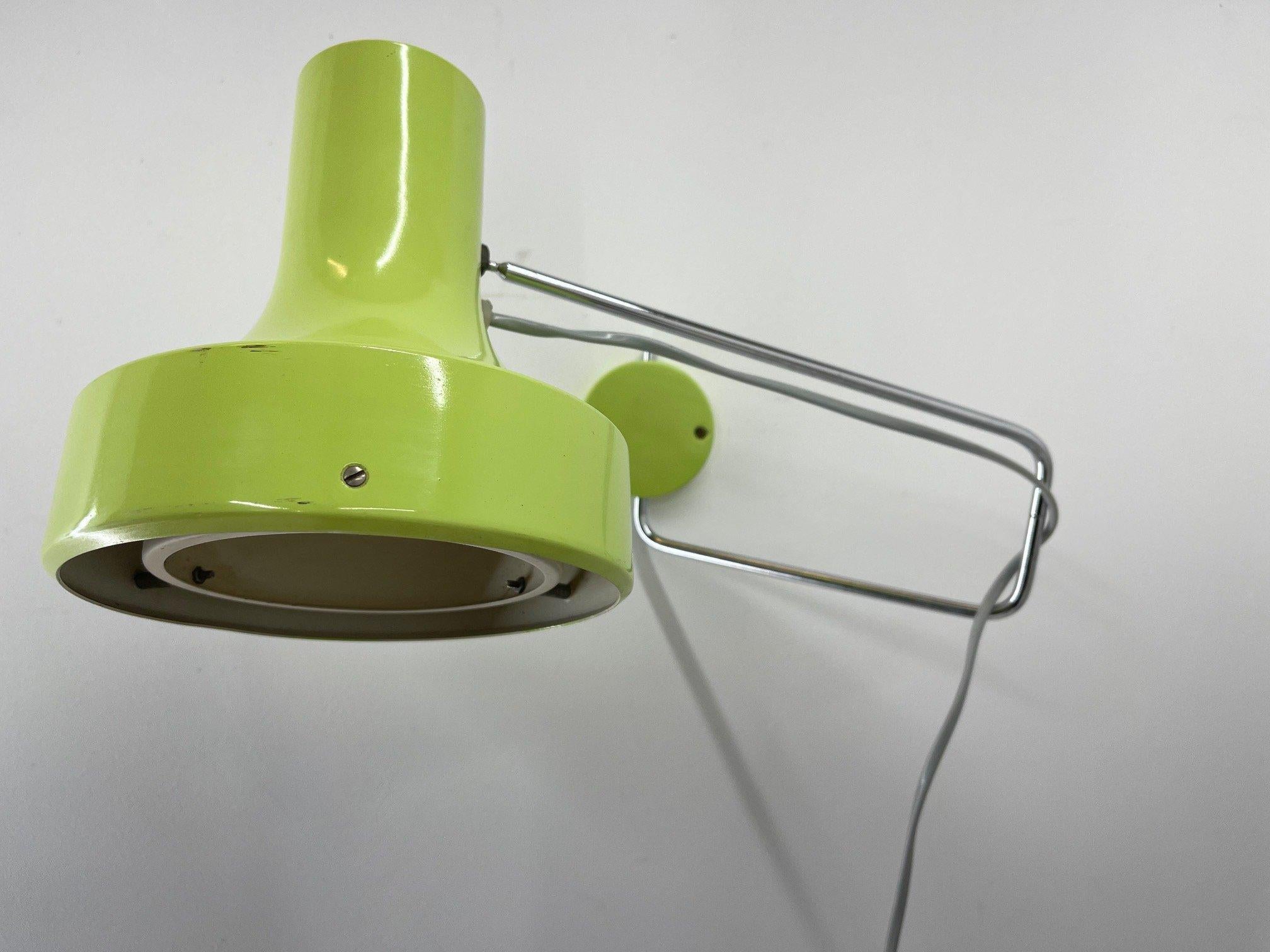 Wall Lamp by Josef Hůrka for Napako, 1960's  In Good Condition For Sale In Praha, CZ