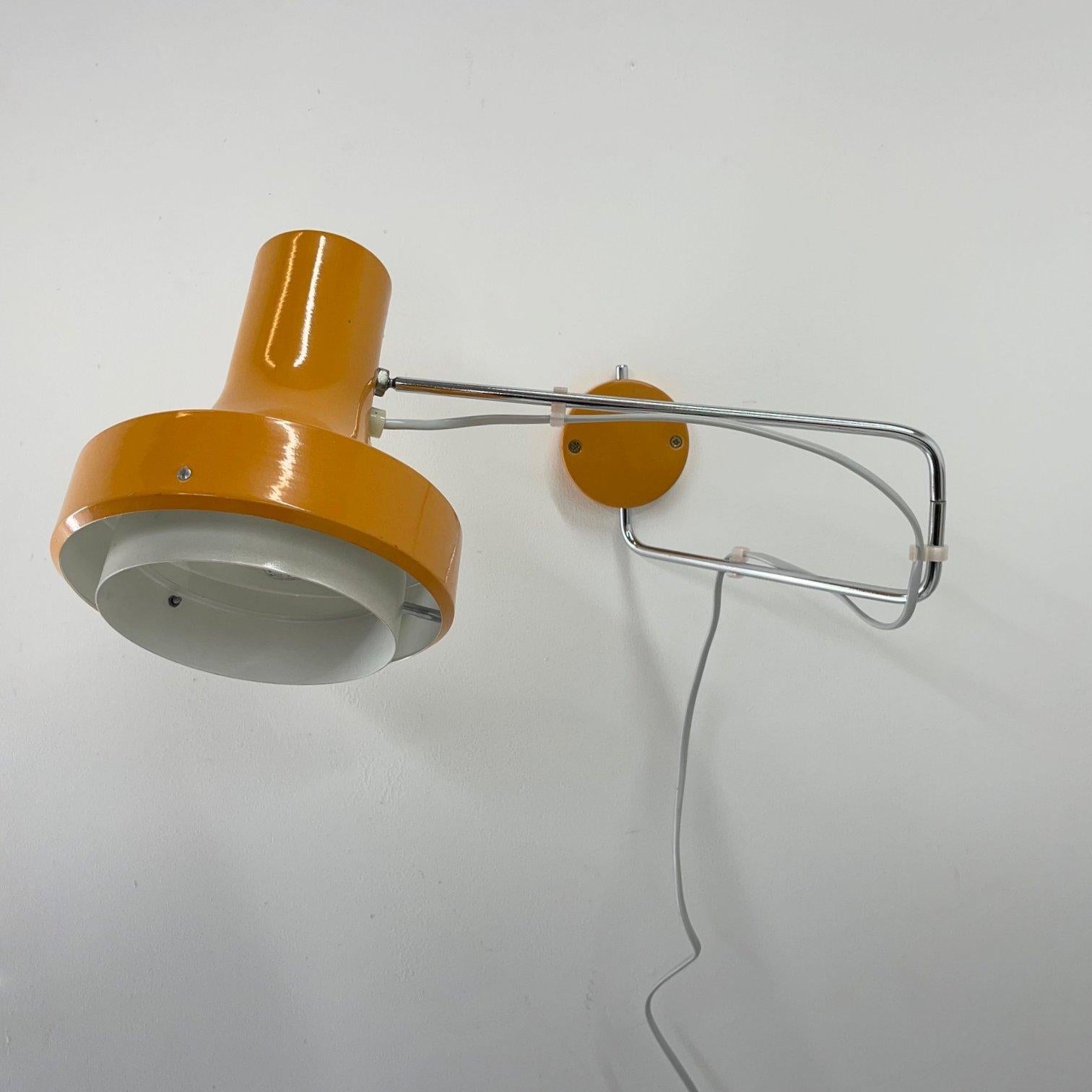 Wall Lamp by Josef Hůrka for Napako, 1960's In Good Condition In Praha, CZ