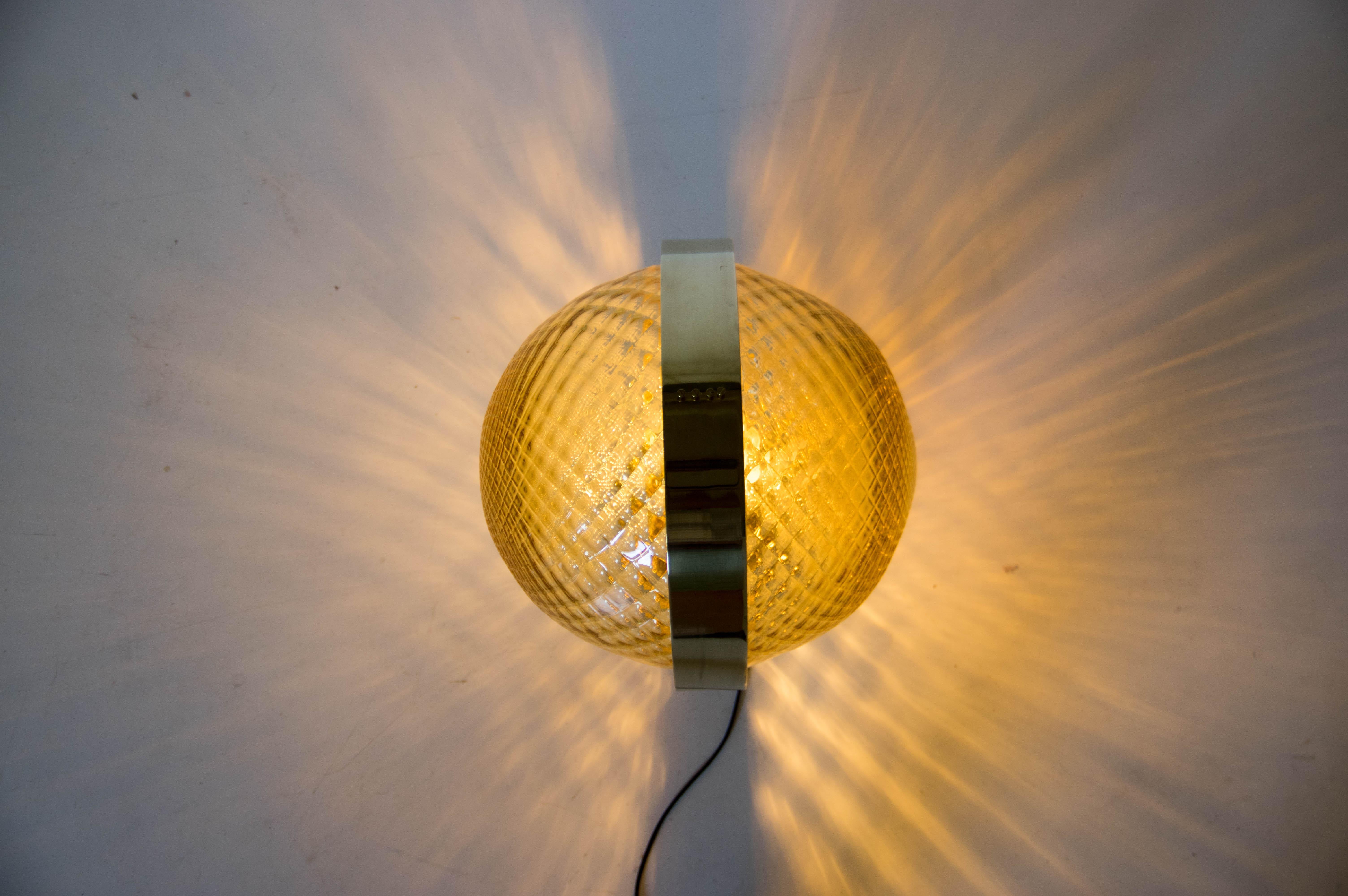 Mid-Century Modern Wall Lamp by Kamenicky Senov, 1970s, Up to Four Items For Sale