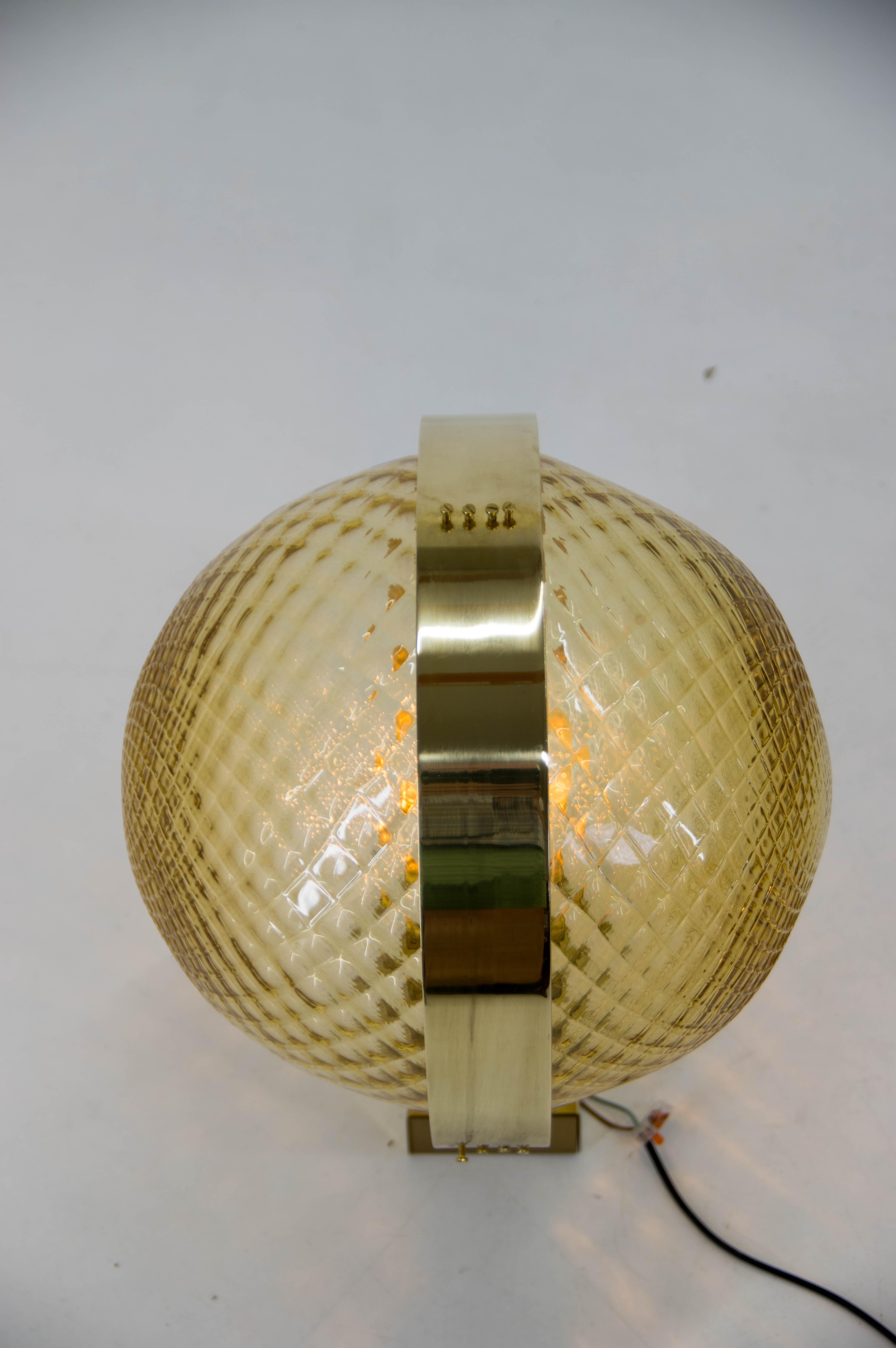 Wall Lamp by Kamenicky Senov, 1970s, Up to Four Items In Good Condition For Sale In Praha, CZ