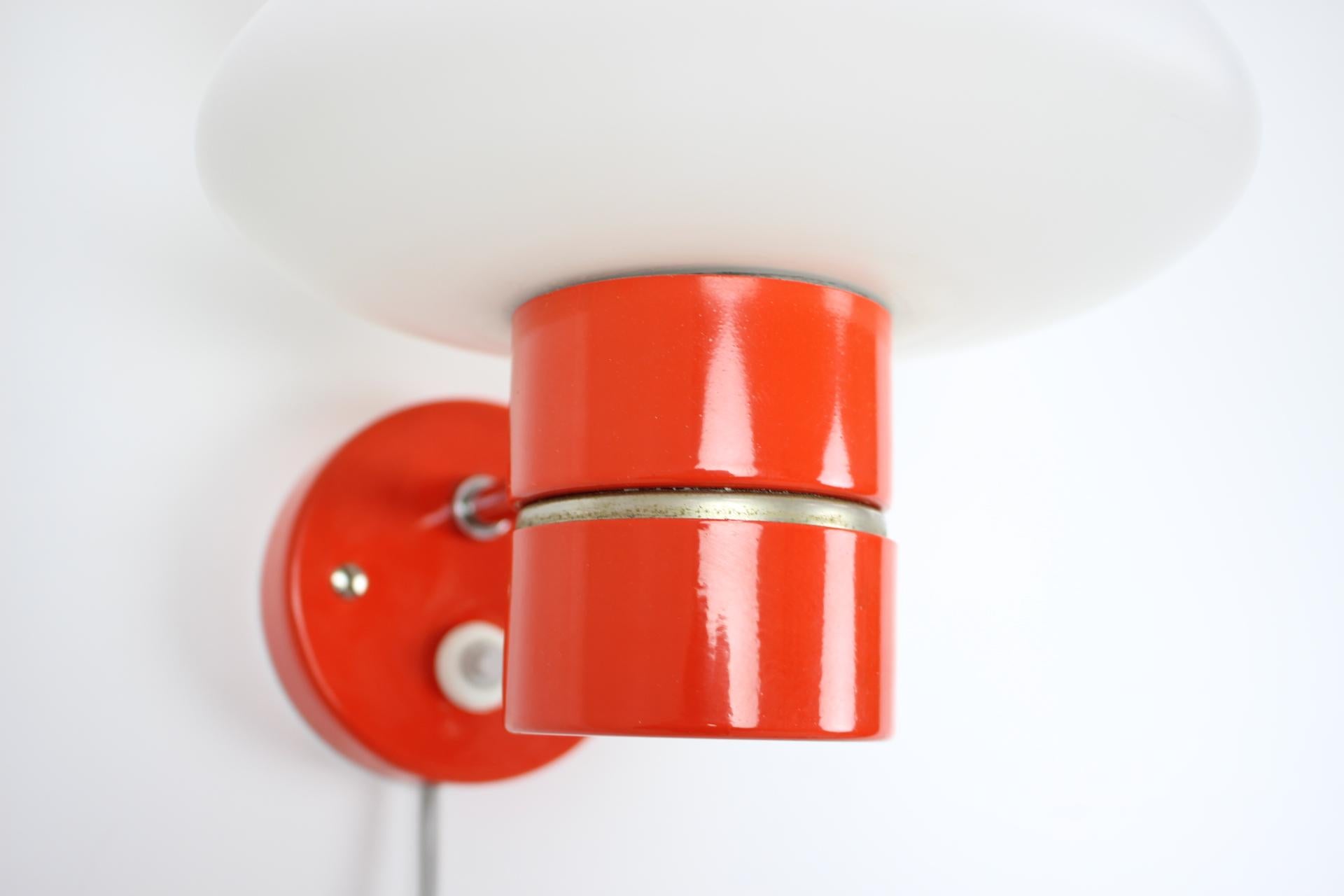 Wall Lamp by Napako, 1970s In Good Condition For Sale In Praha, CZ