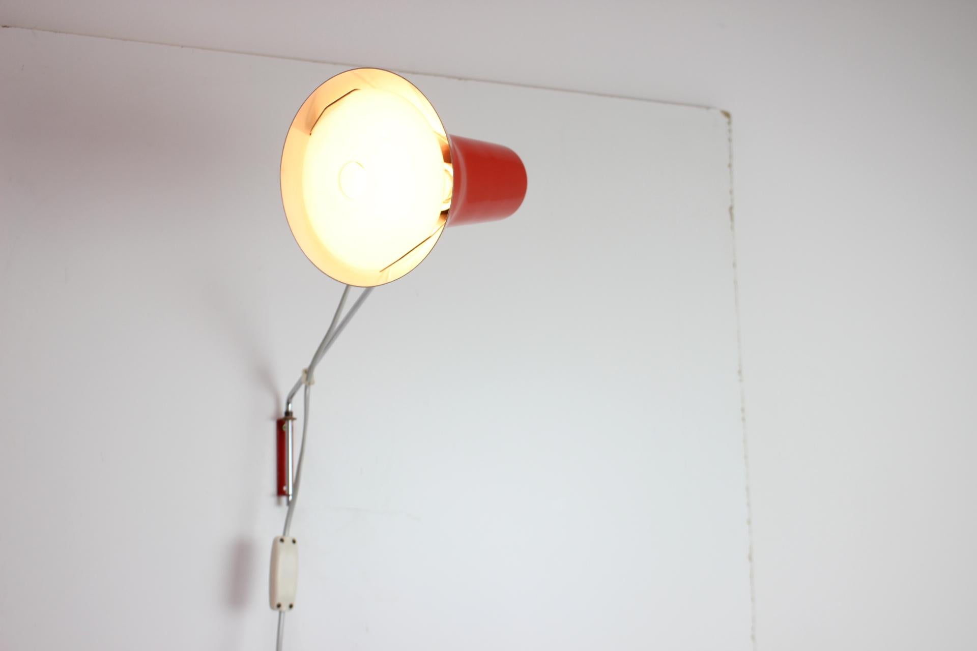 Wall Lamp by Napako, 1970s For Sale 1