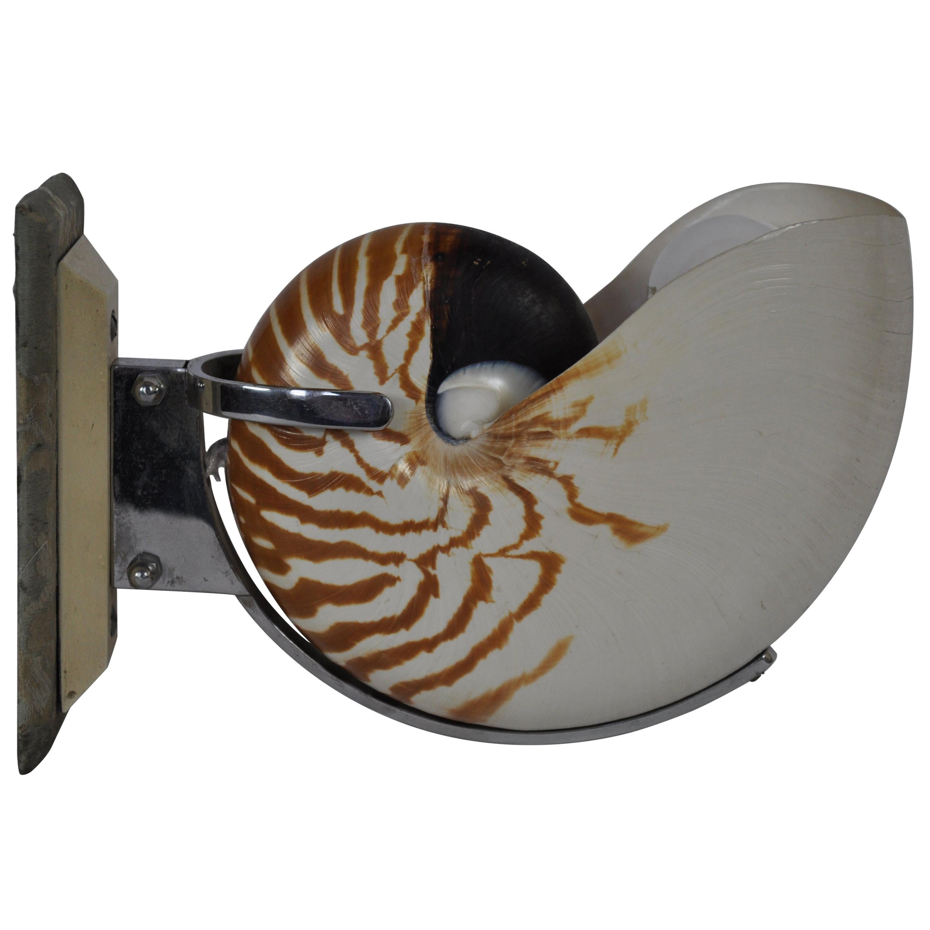 Wall Lamp by Paul Dupré-lafond "Shell", circa 1940 For Sale