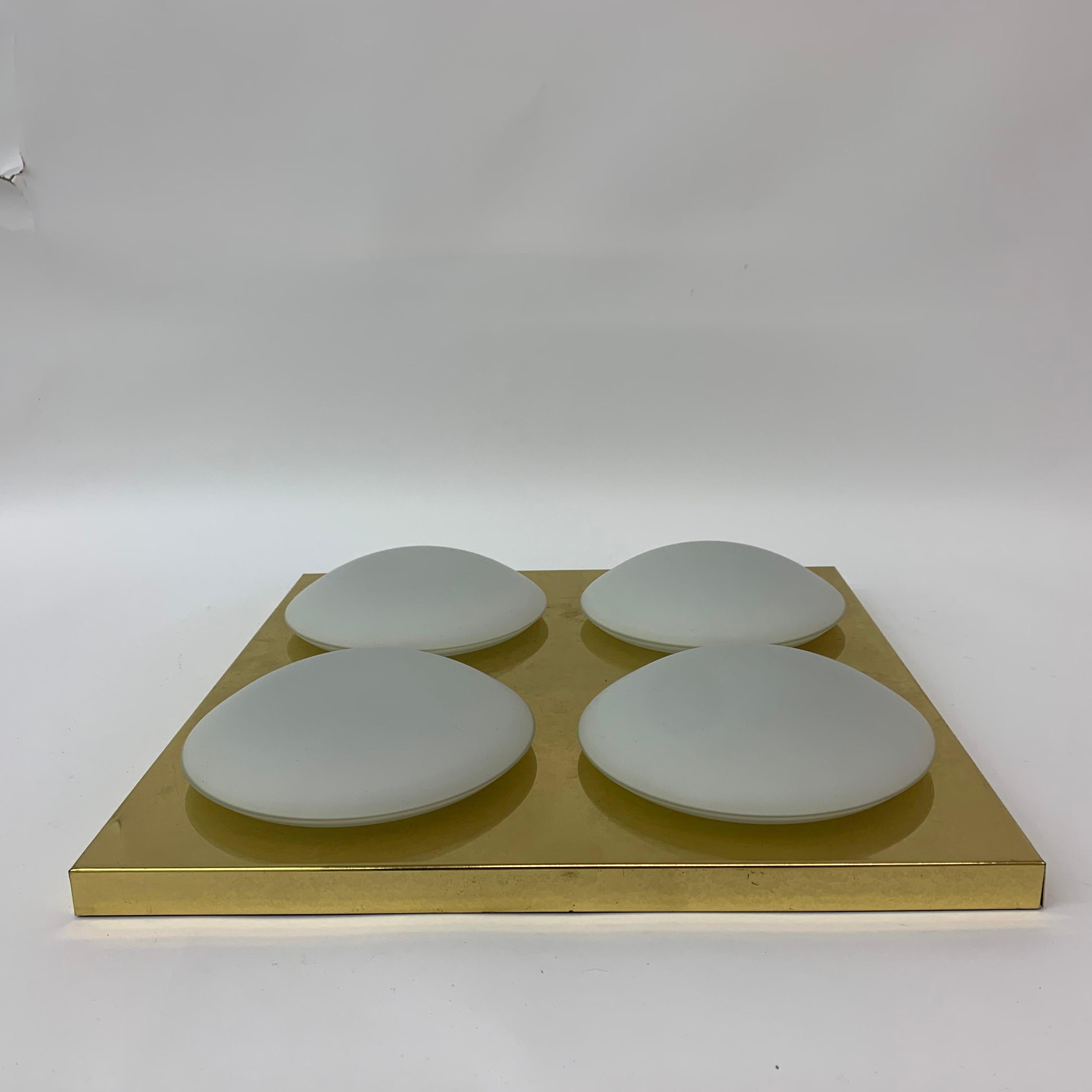Lámpara de pared de Rolf Krüger para Heinz Neuhaus Leuchten, década de 1970 en venta 2