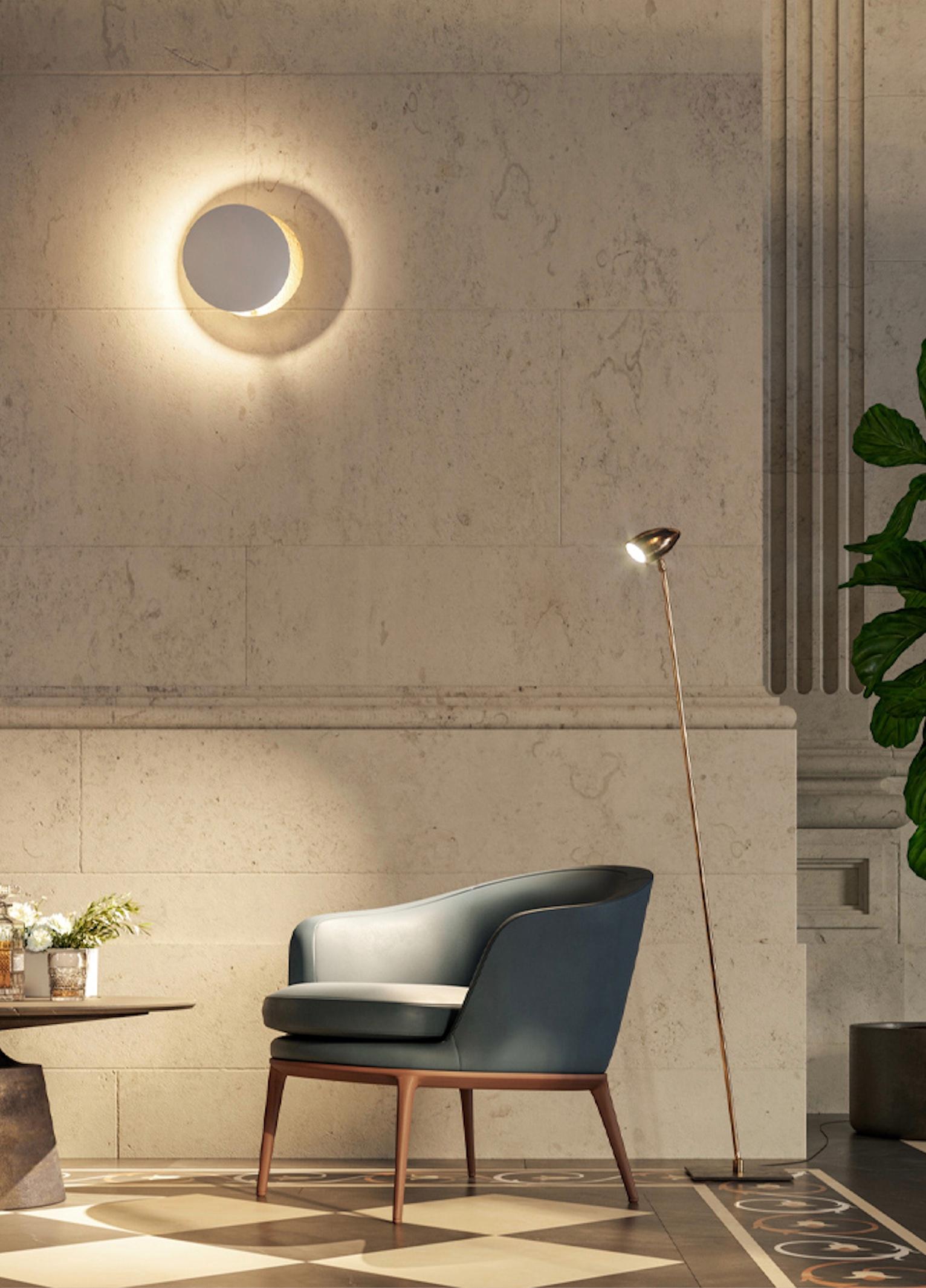 Lámpara de pared Catellani & Smith Lederam A 17 cm - Cobre/Cobre en venta 1