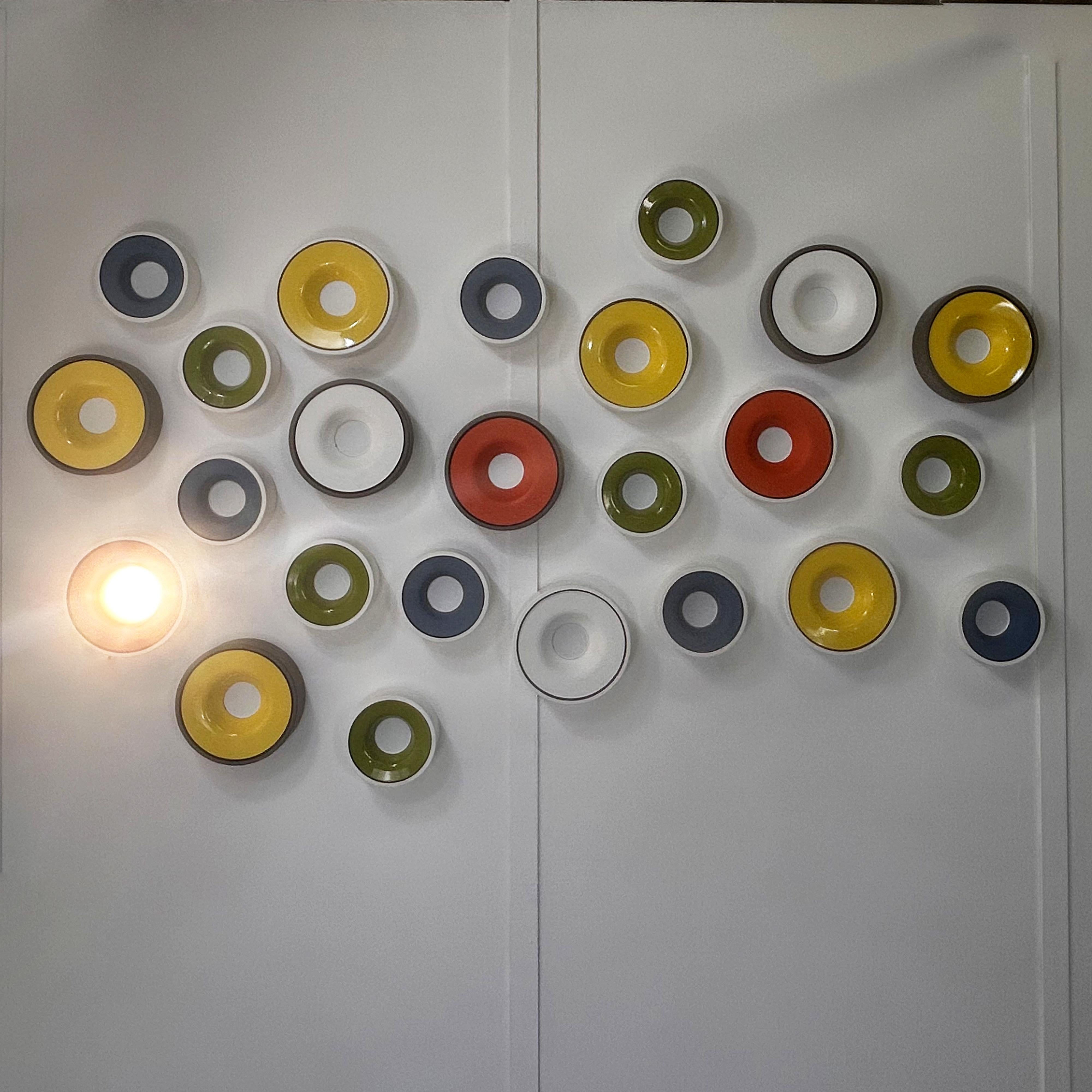Lacquered Wall lamp combo 24 For Sale