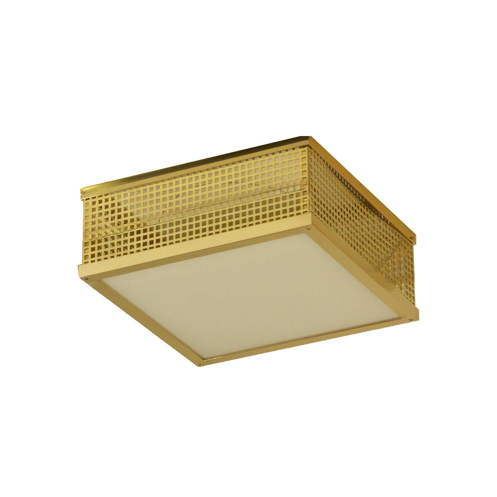 Lámpara de Pared Flushmount, Estilo Jugendstil, Wiener Werkstätte Hecho a mano en venta
