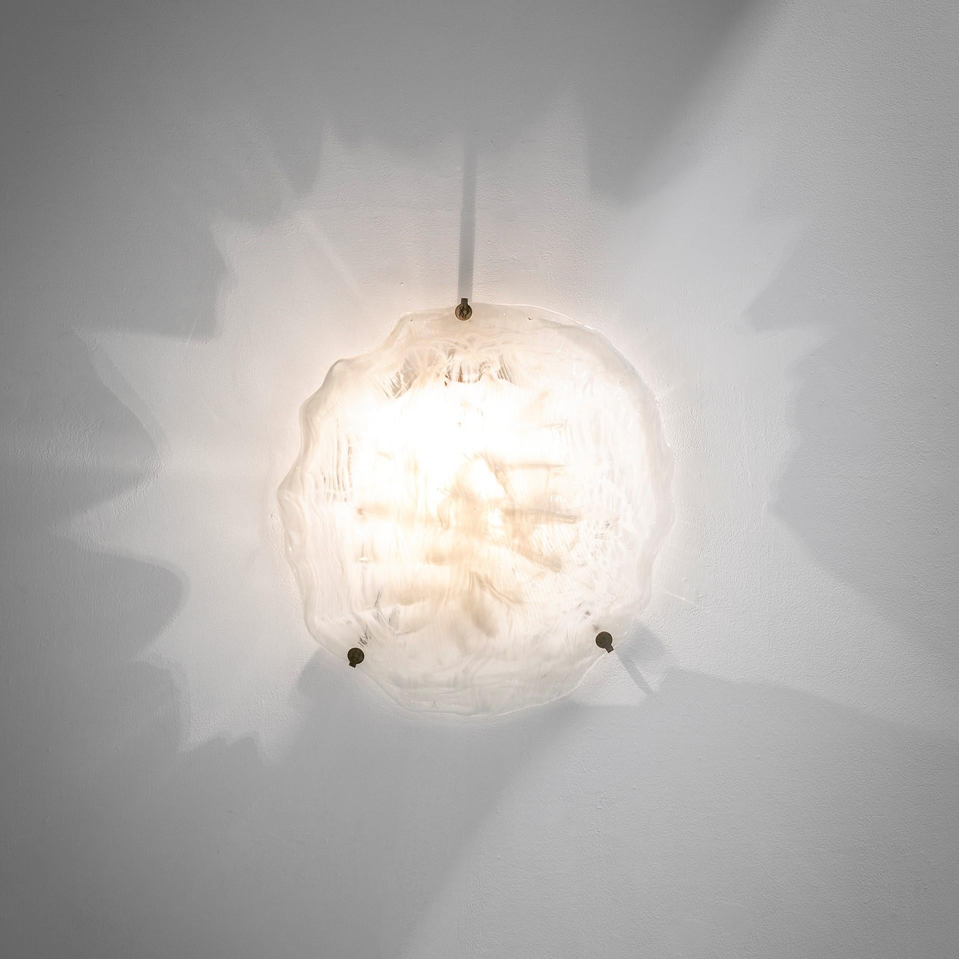 Italian Wall Lamp from the Trofei Series by Toni Zuccheri for Venini For Sale