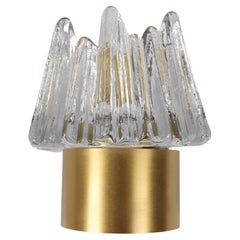 Wall lamp  by Nafa Nybro Armaturfabrik glass/brass Sweden 196O