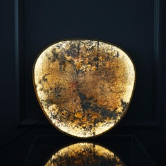 Fabscarte Wall Lamp, Handmade, Hand Painted, Midnight Moon Dust