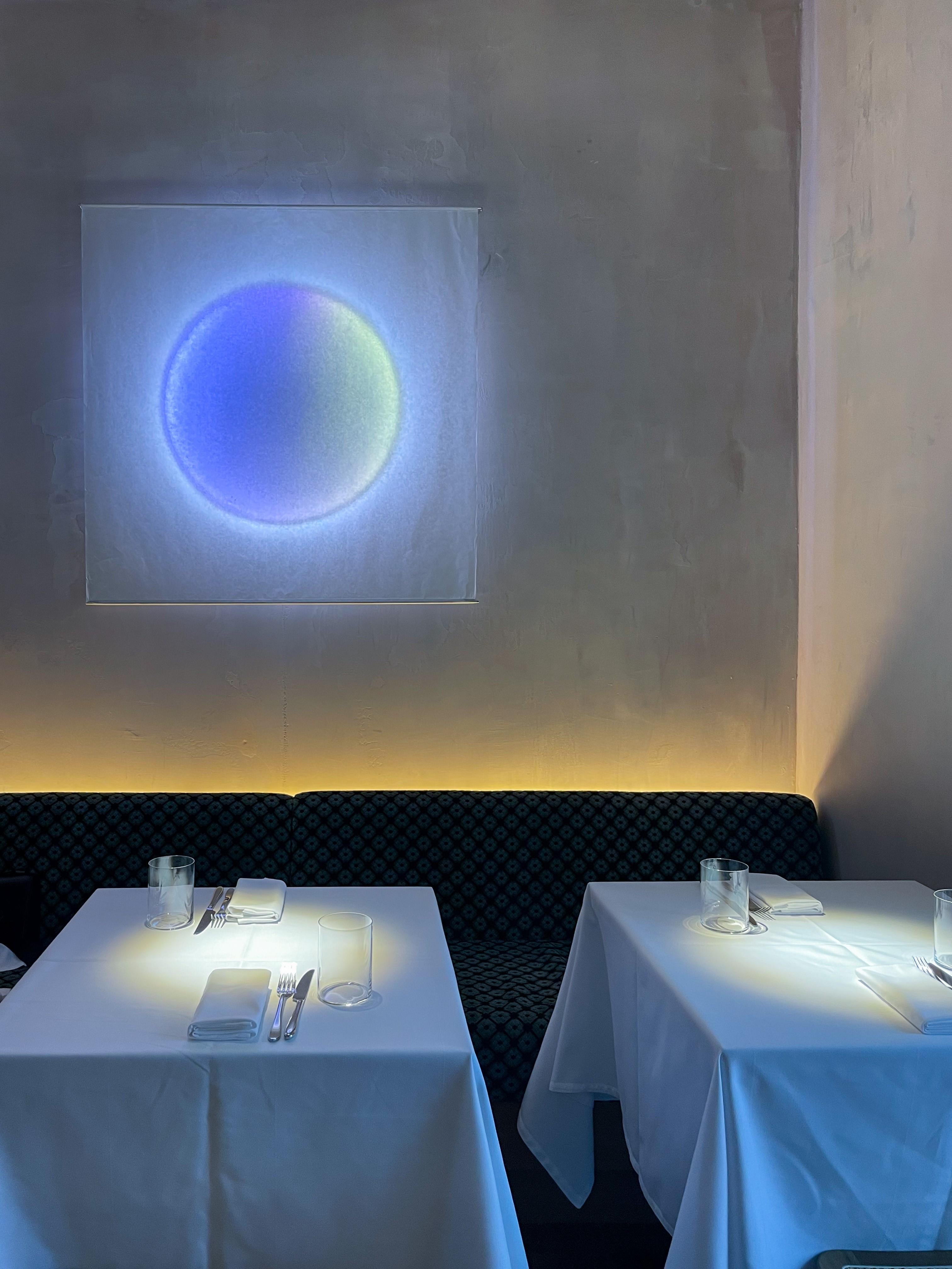 Lámpara de pared Ingo Maurer MoodMoon Square 75×75 cm - 29,5×29,5 pulgadas Papel en venta